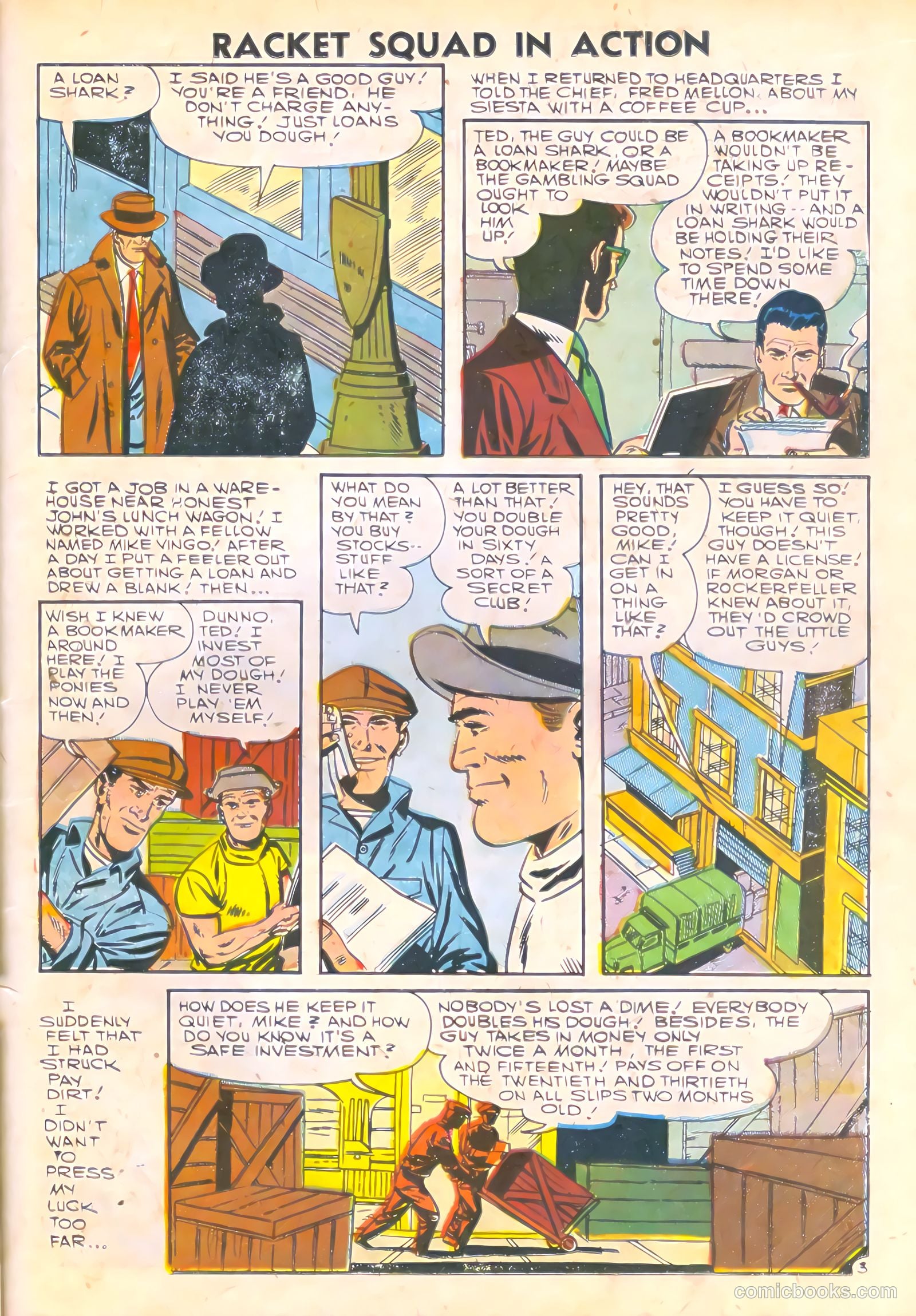 Racket Squad in Action #24 (1957) — page 23 of 36