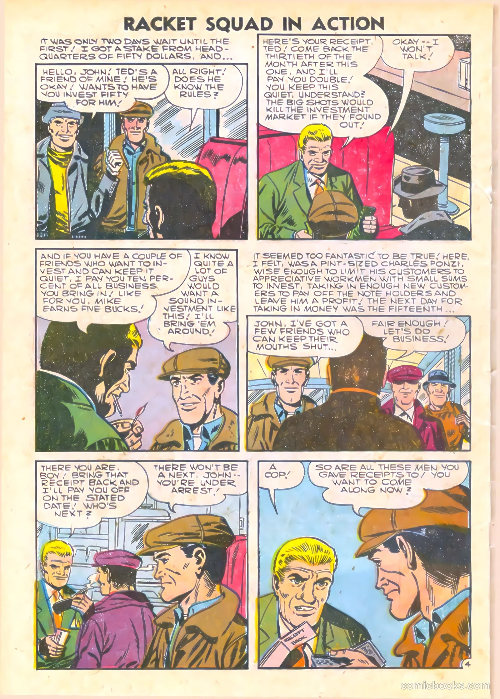 Racket Squad in Action #24 (1957) — page 24 of 36
