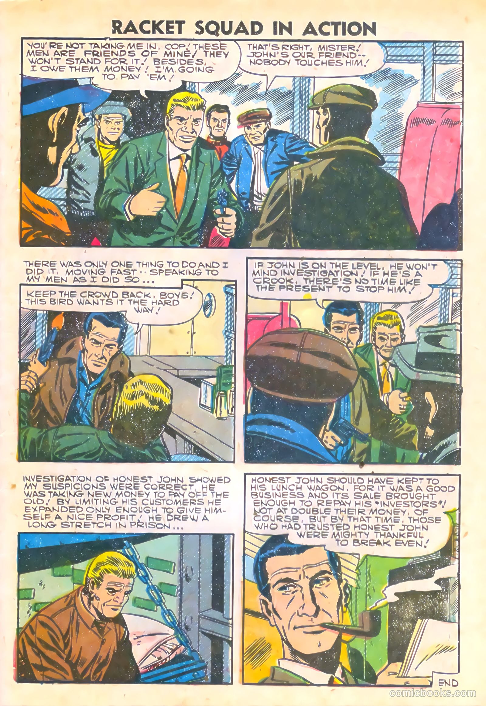 Racket Squad in Action #24 (1957) — page 25 of 36