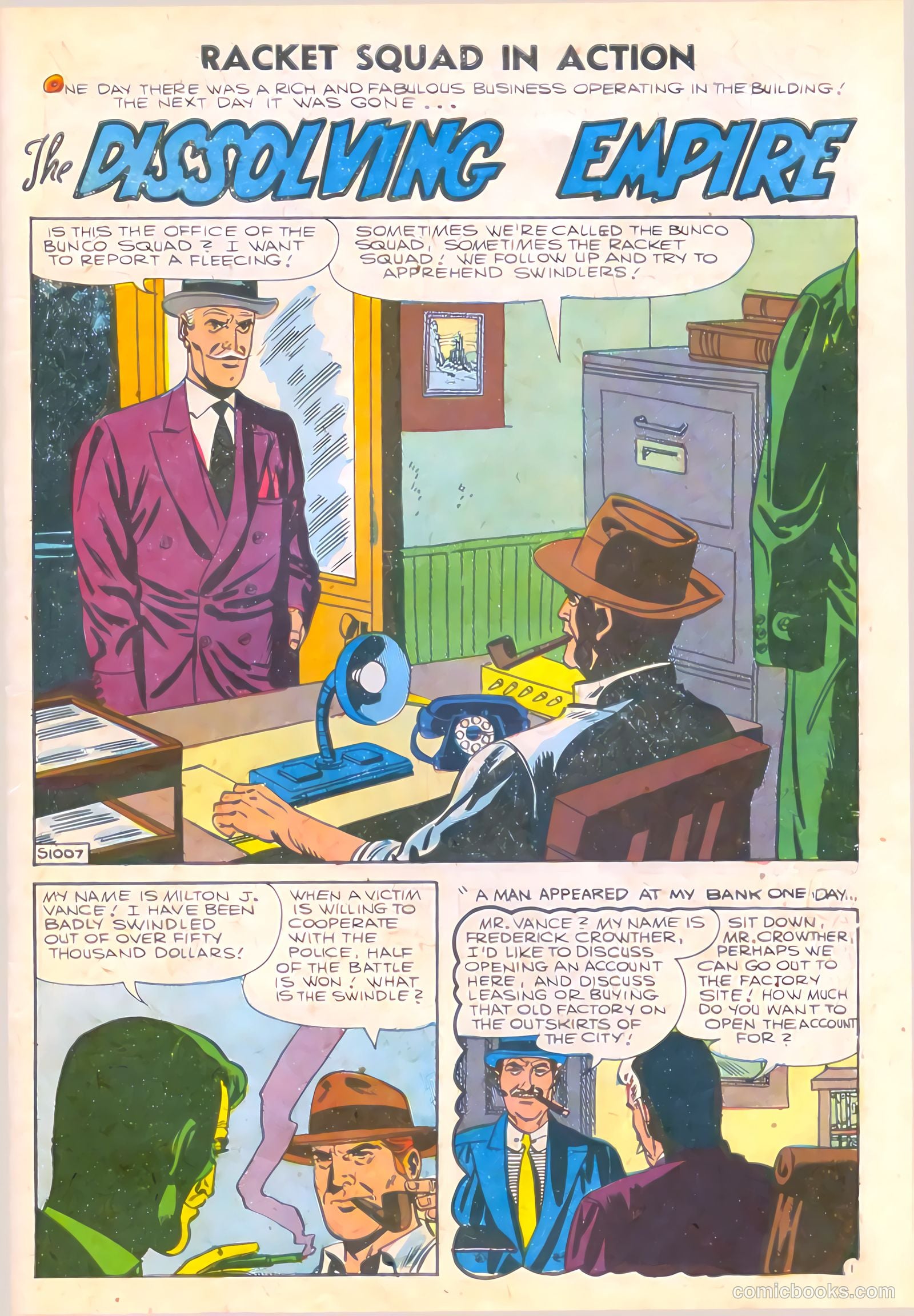 Racket Squad in Action #24 (1957) — page 27 of 36