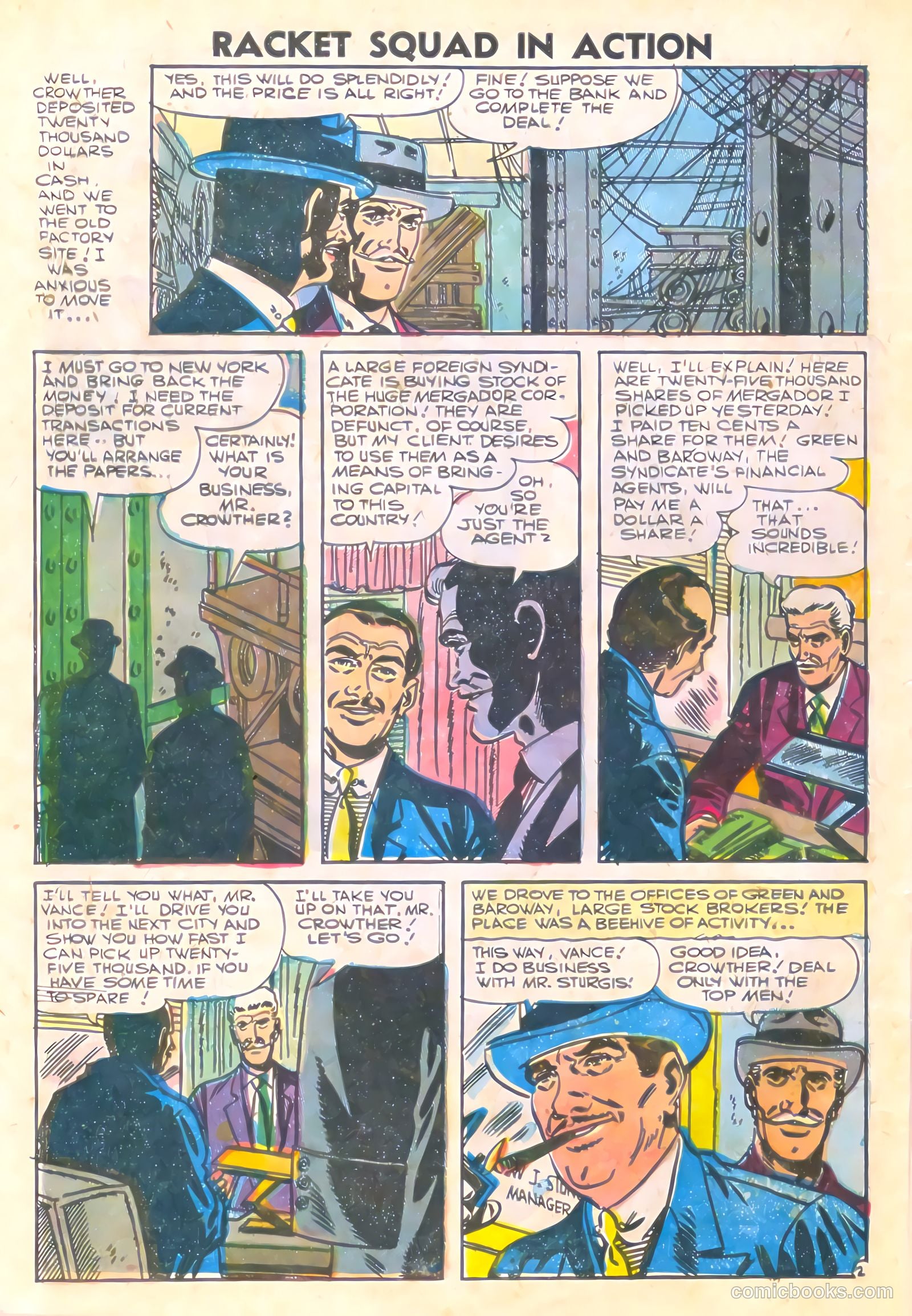 Racket Squad in Action #24 (1957) — page 28 of 36