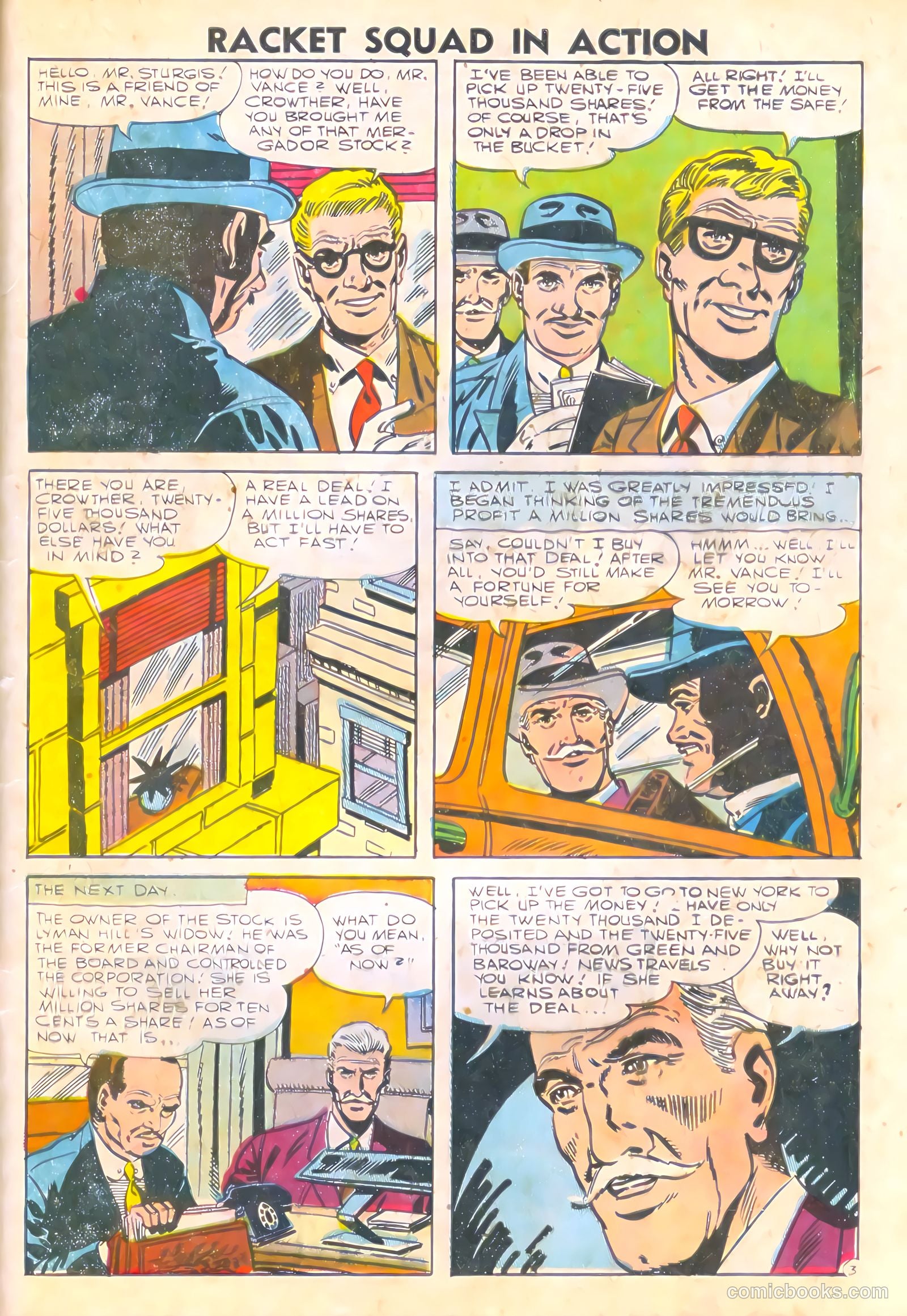 Racket Squad in Action #24 (1957) — page 29 of 36