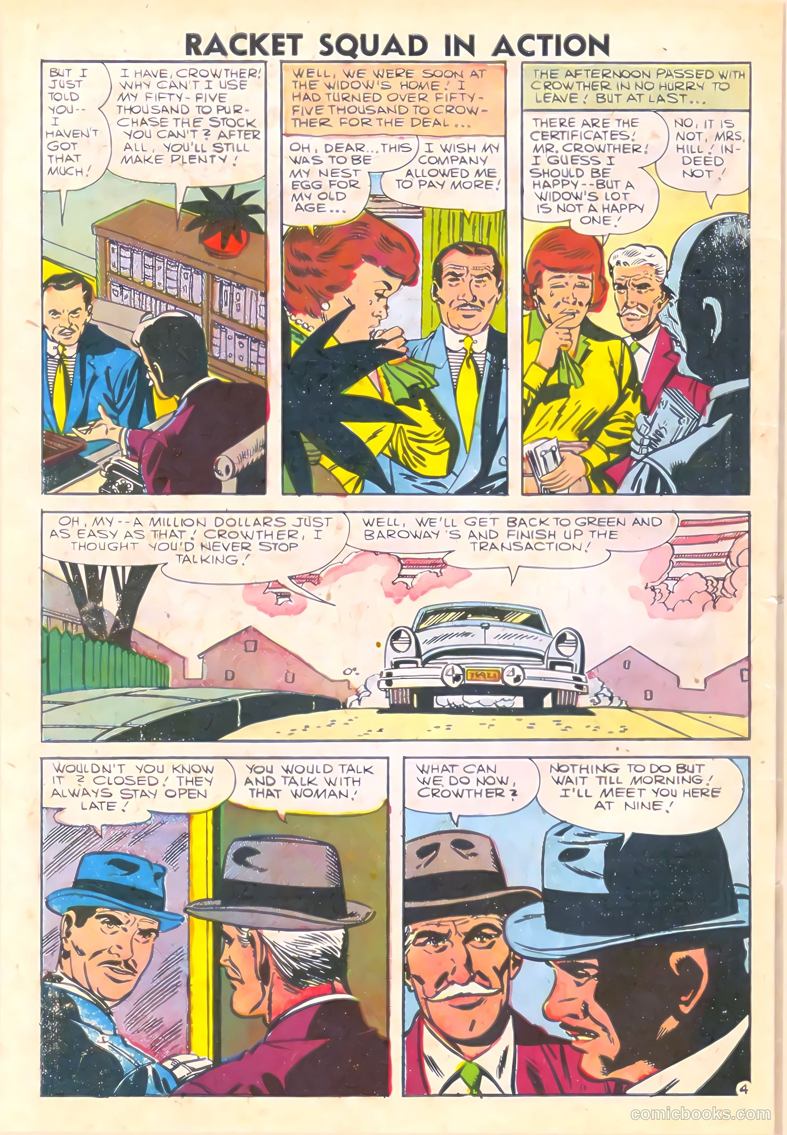 Racket Squad in Action #24 (1957) — page 30 of 36