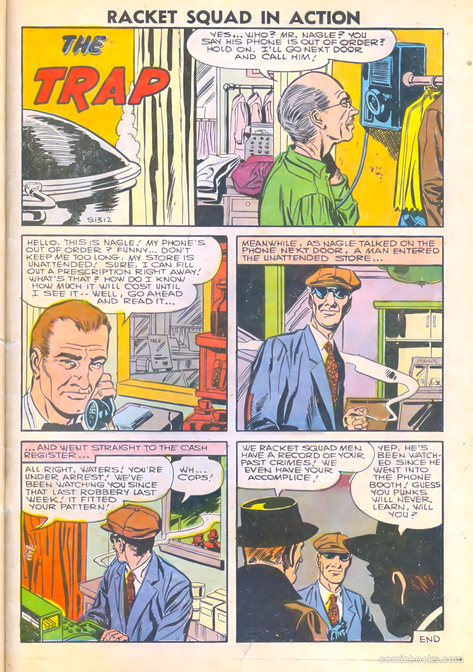 Racket Squad in Action #24 (1957) — page 33 of 36