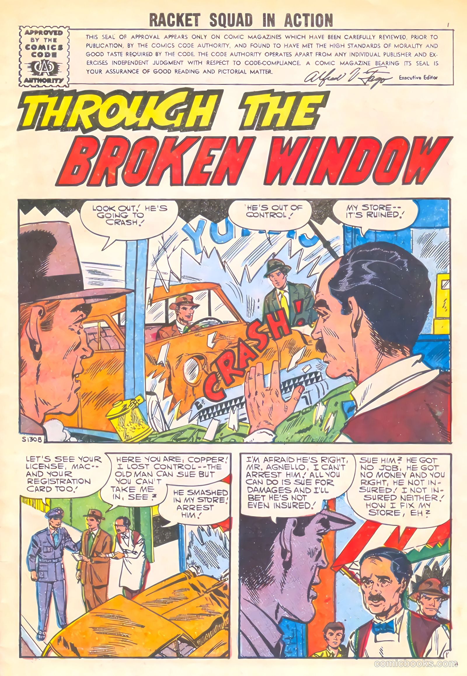 Racket Squad in Action #25 (1957) — page 3 of 36