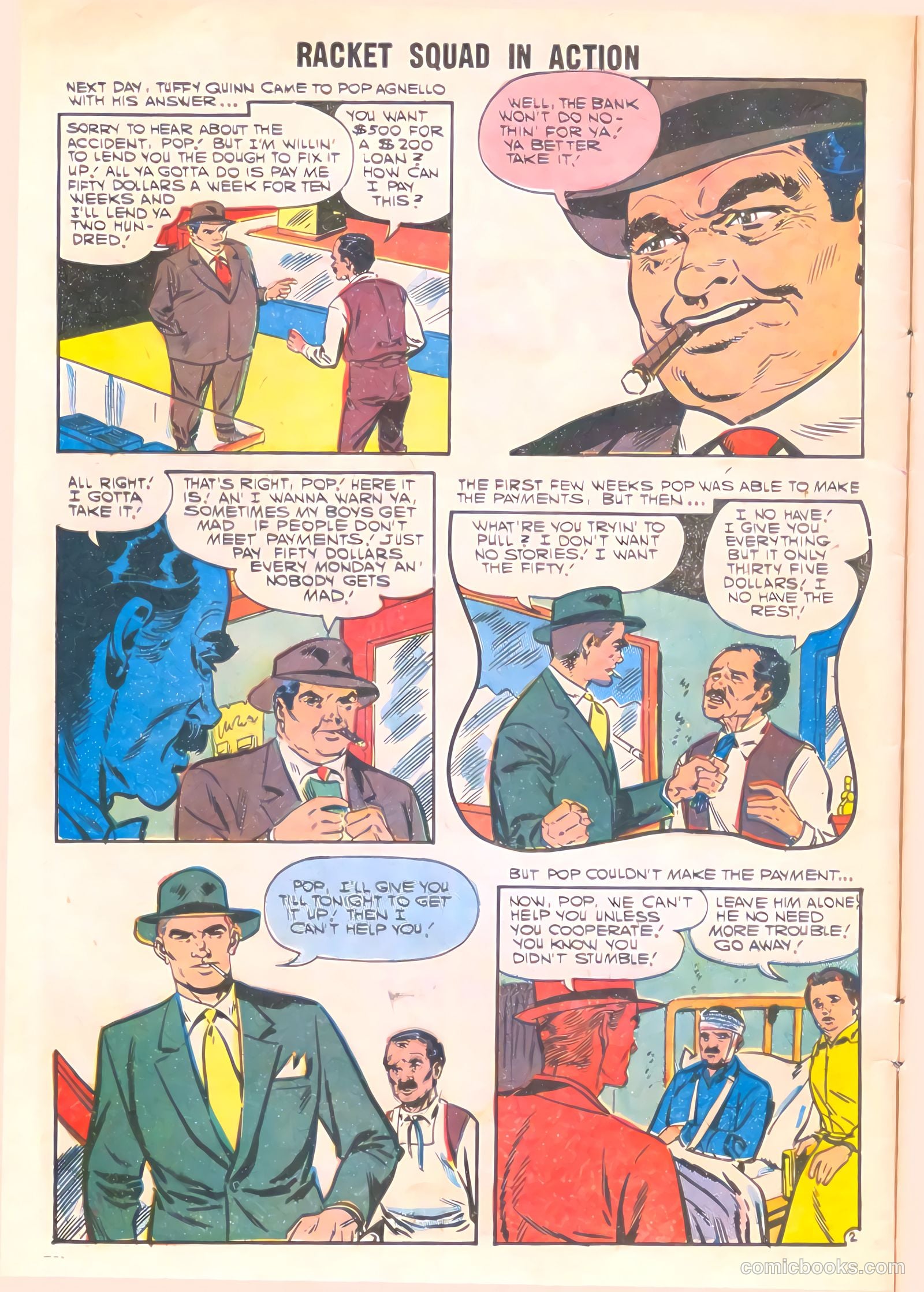 Racket Squad in Action #25 (1957) — page 4 of 36