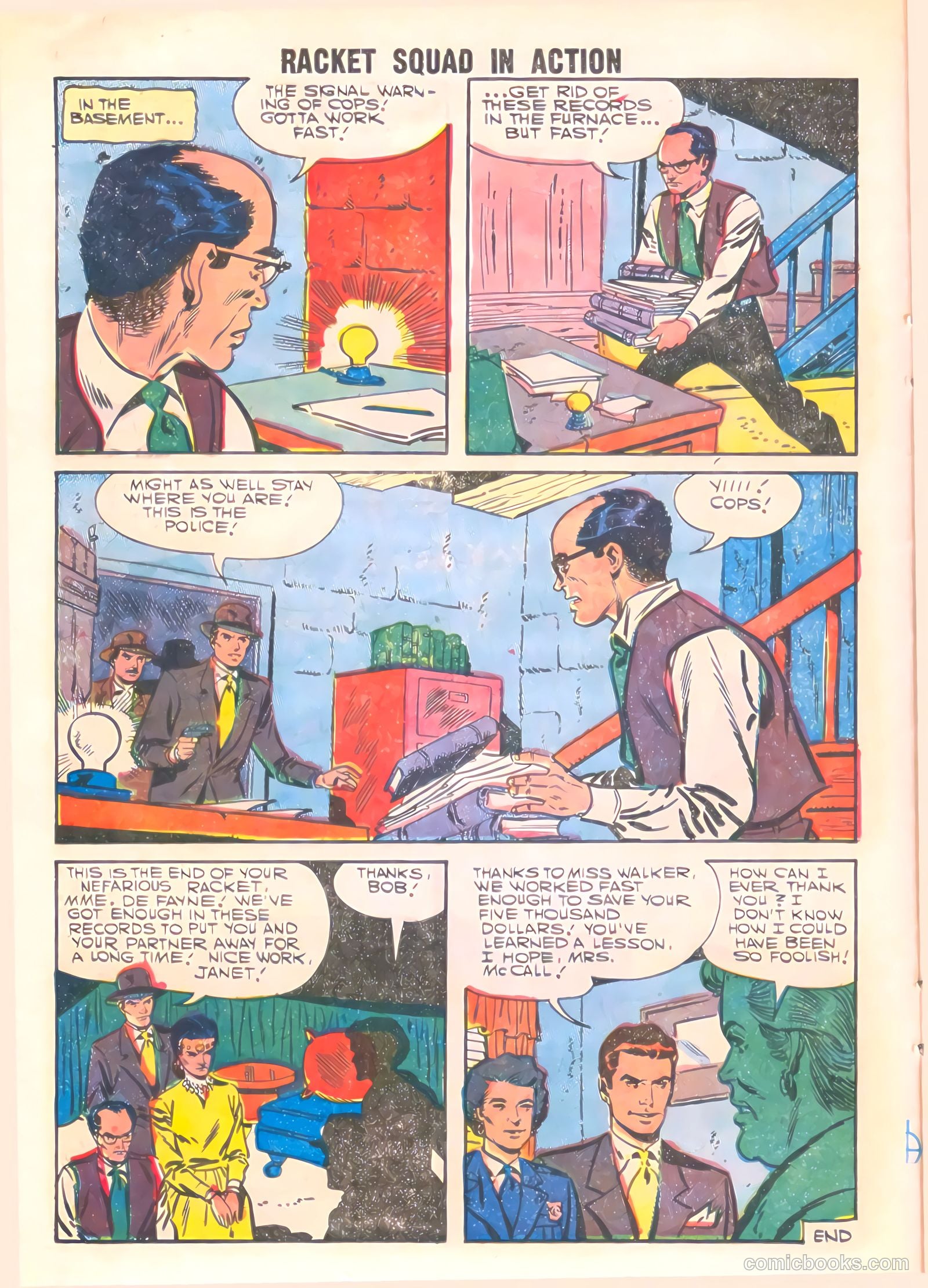 Racket Squad in Action #25 (1957) — page 12 of 36
