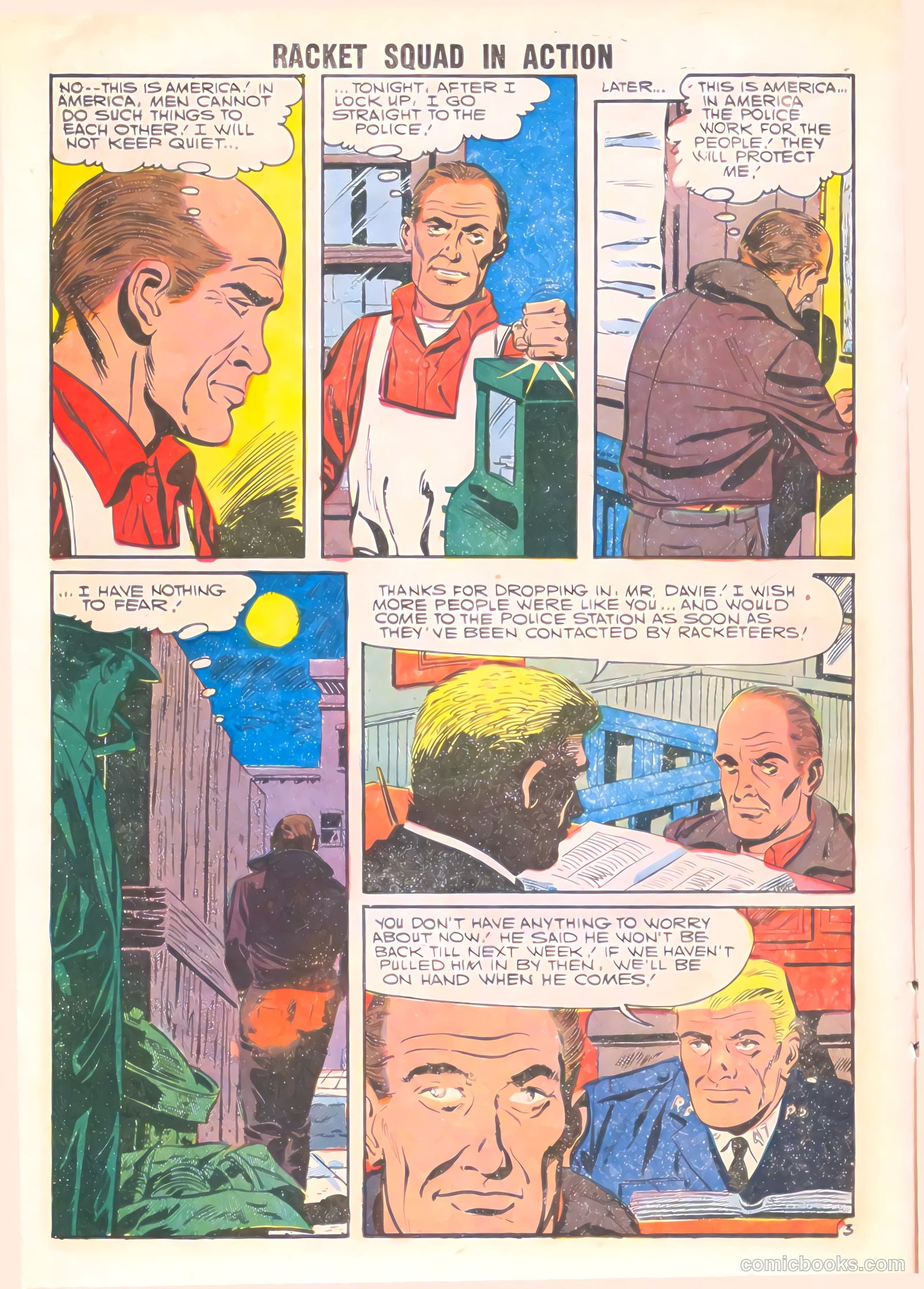 Racket Squad in Action #25 (1957) — page 16 of 36