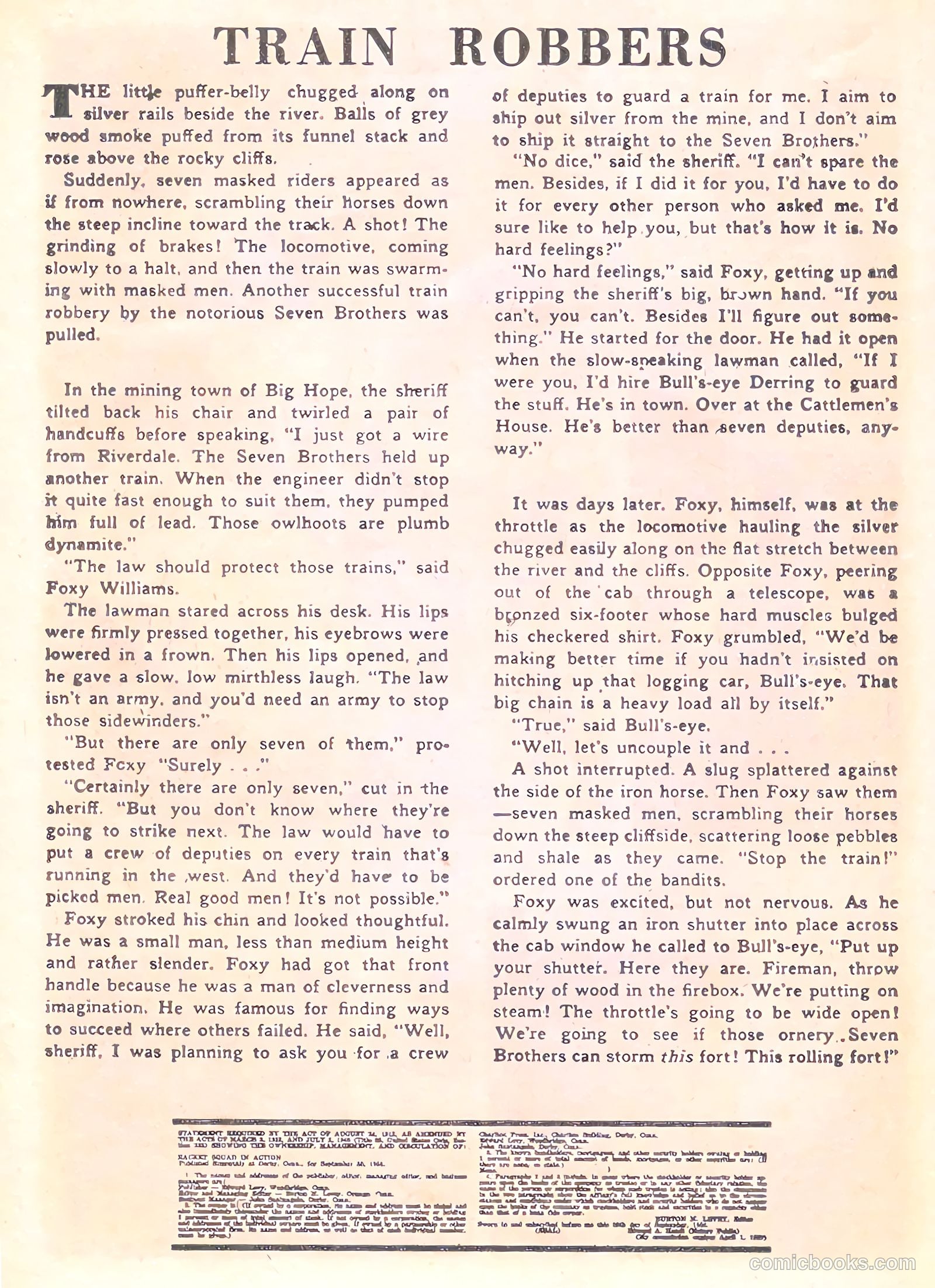 Racket Squad in Action #25 (1957) — page 18 of 36
