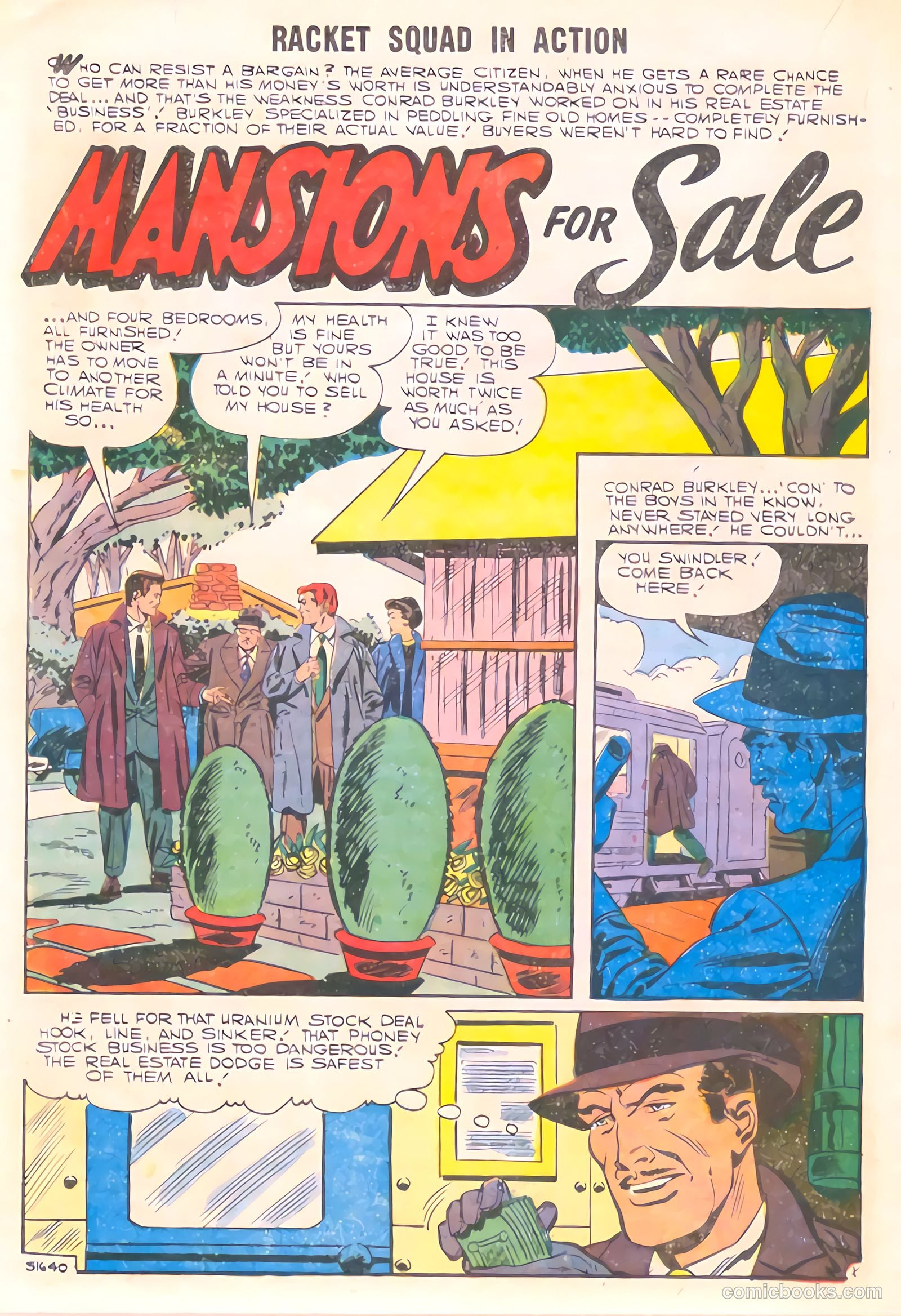 Racket Squad in Action #25 (1957) — page 20 of 36