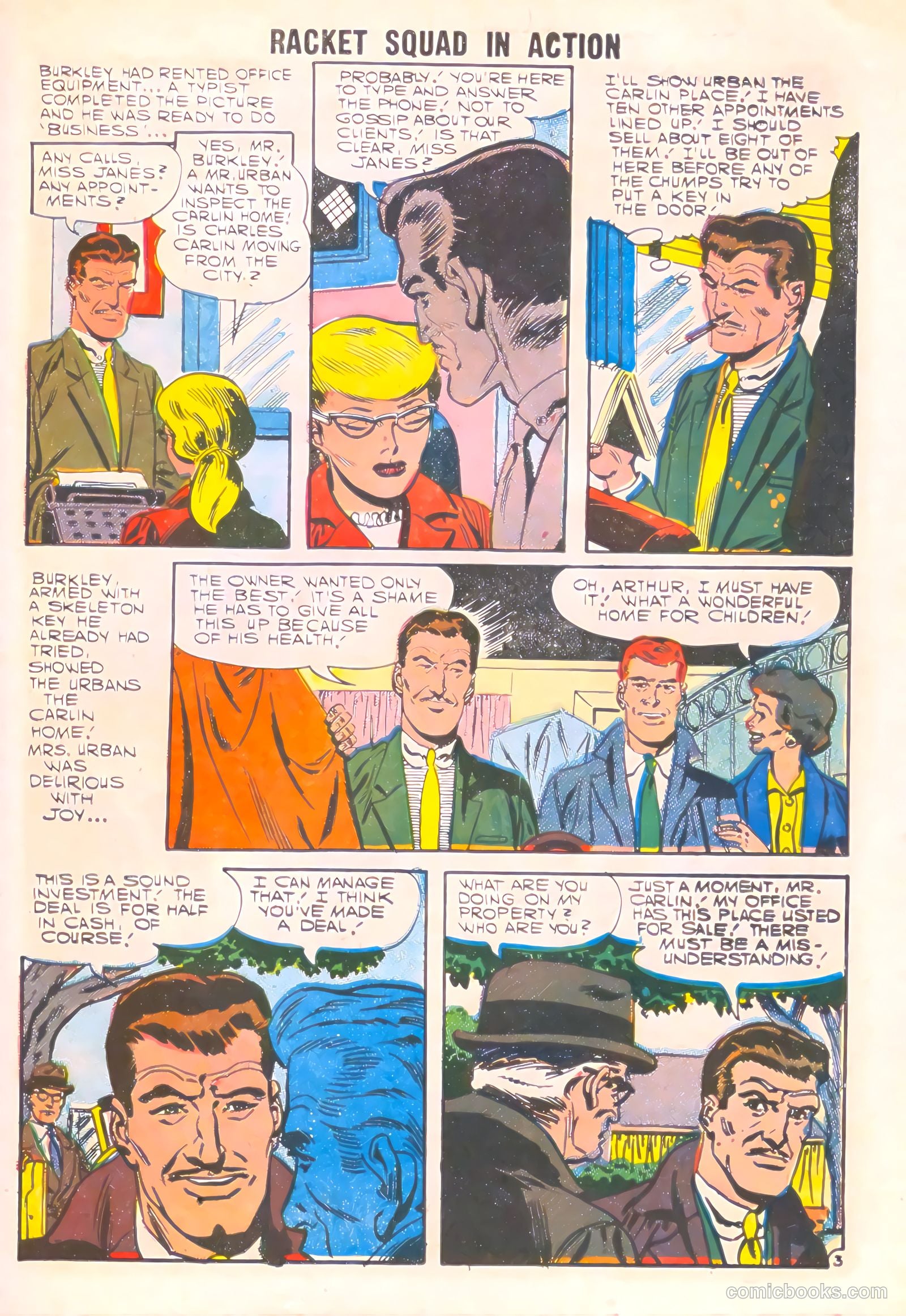 Racket Squad in Action #25 (1957) — page 23 of 36