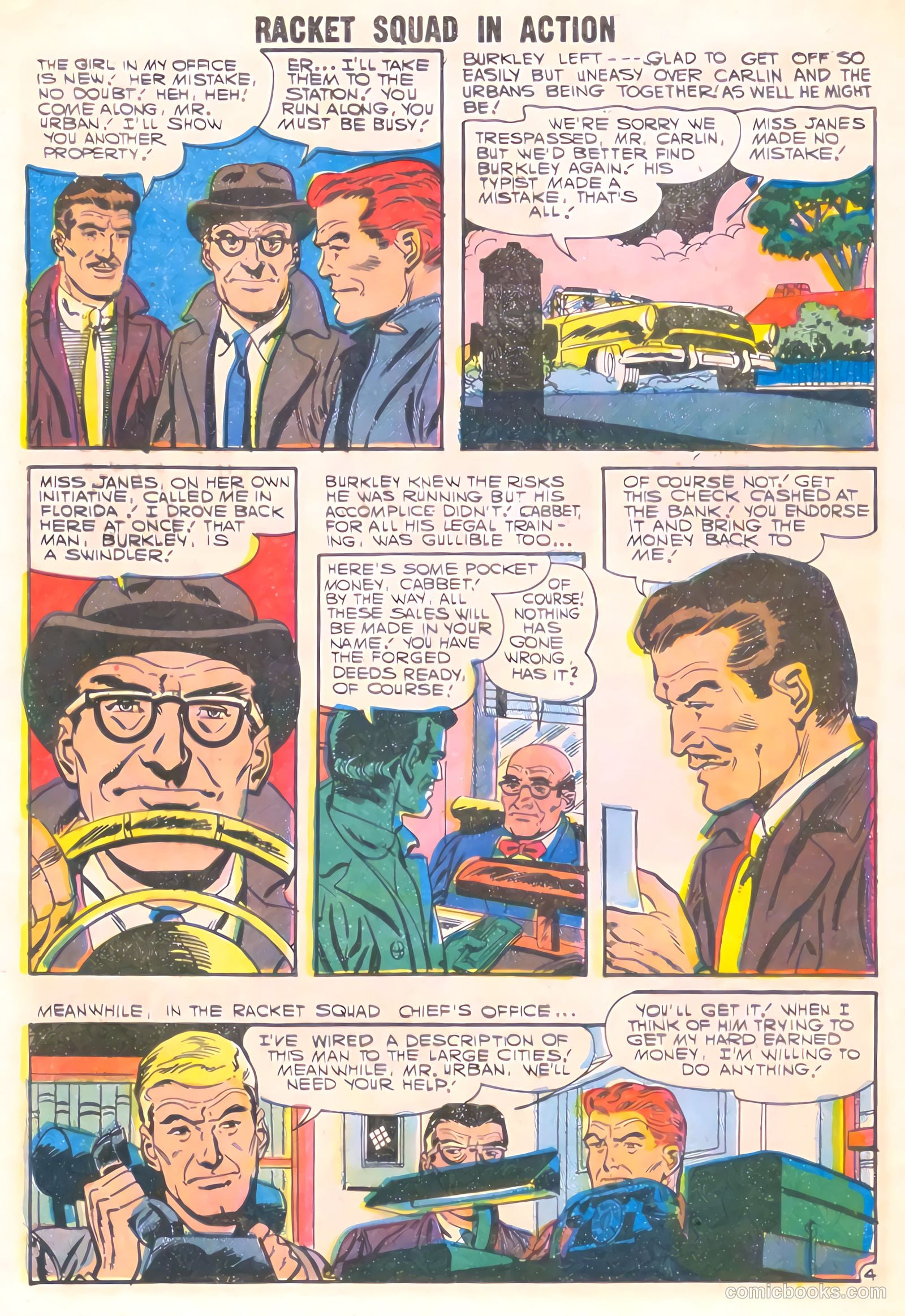 Racket Squad in Action #25 (1957) — page 24 of 36