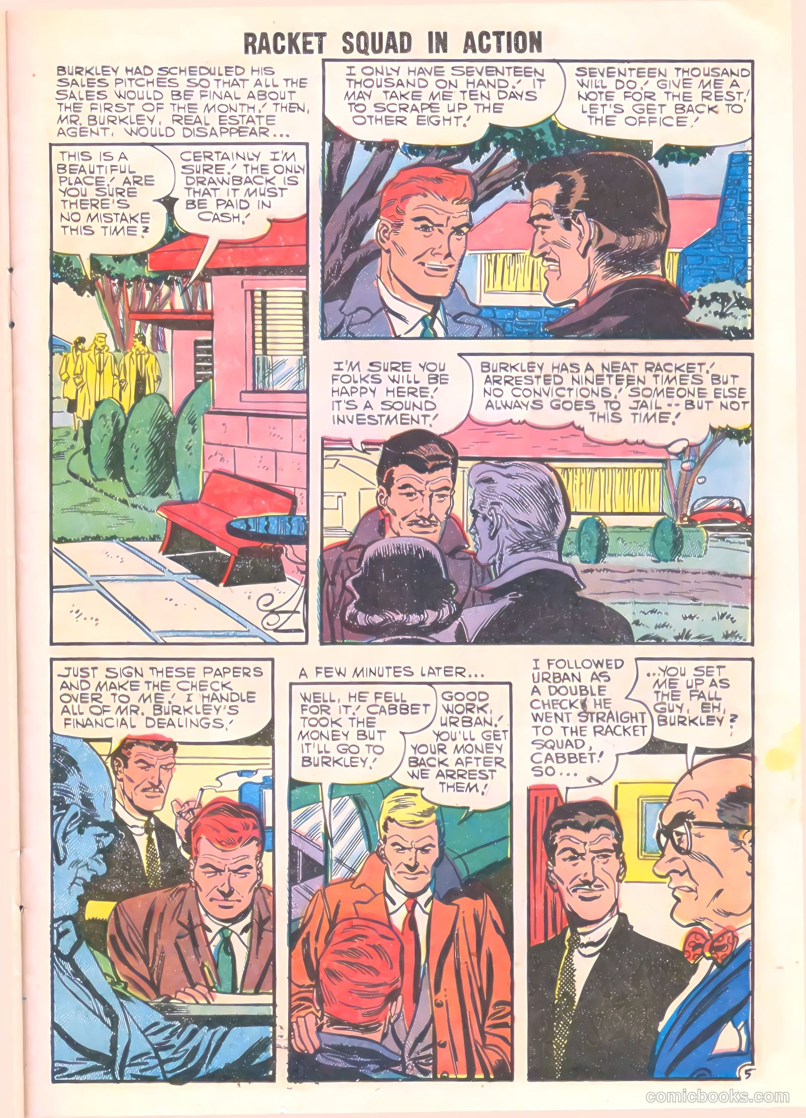 Racket Squad in Action #25 (1957) — page 25 of 36