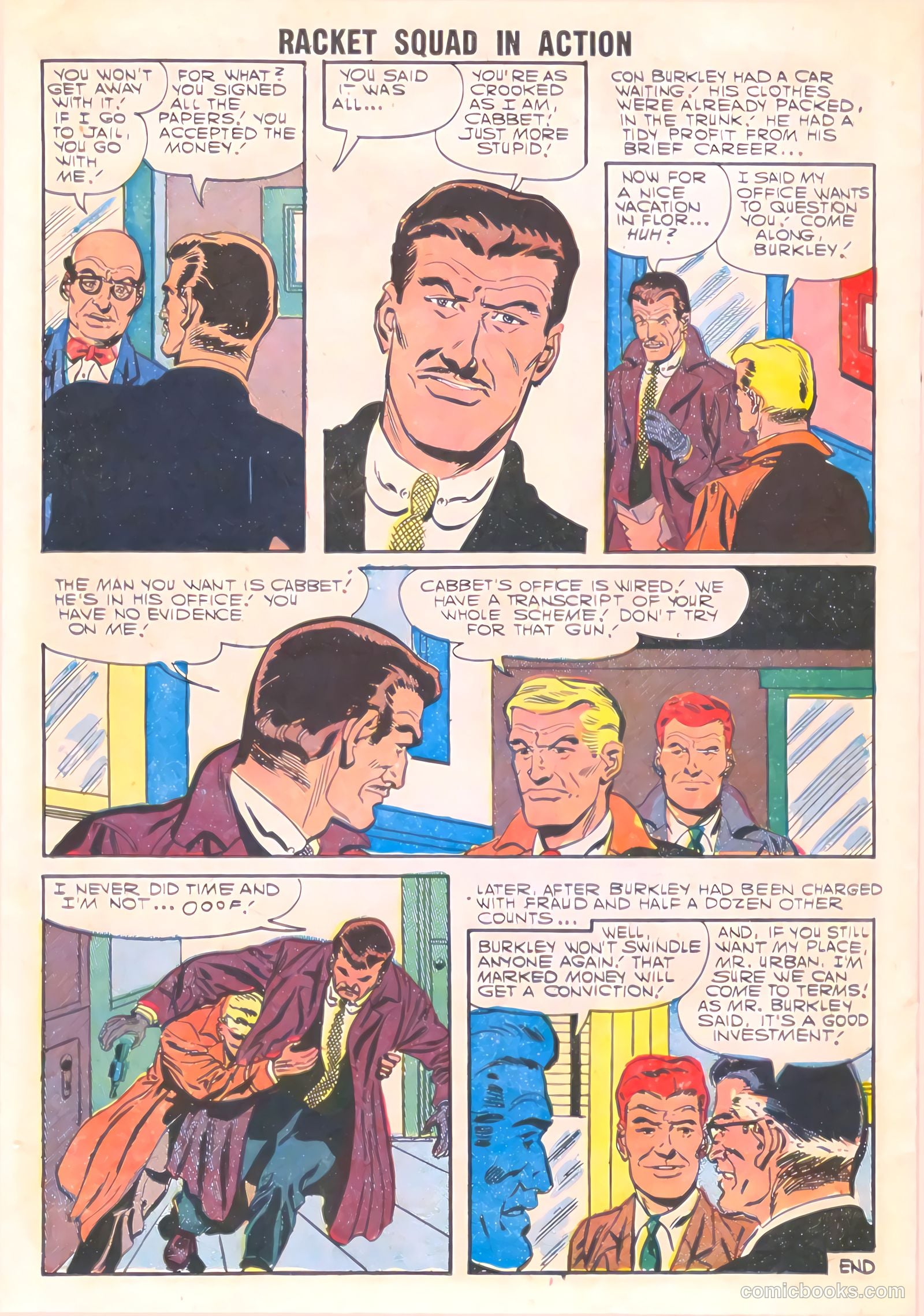 Racket Squad in Action #25 (1957) — page 26 of 36