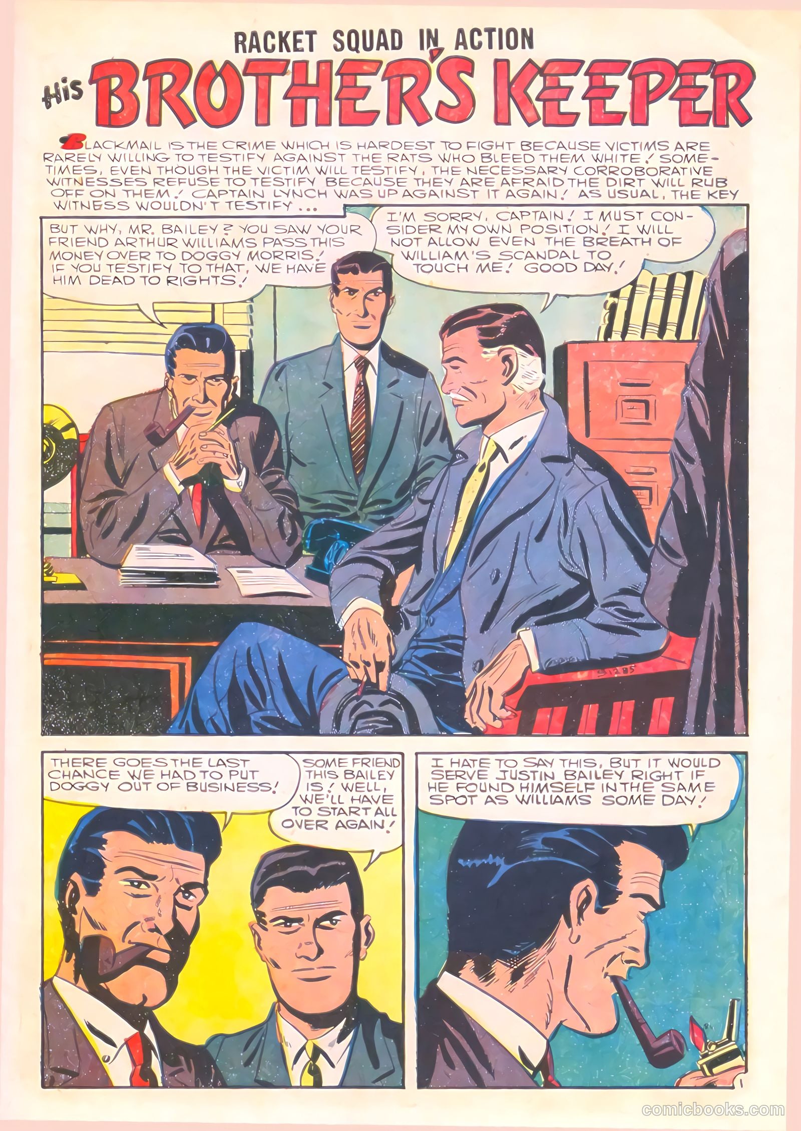 Racket Squad in Action #25 (1957) — page 27 of 36