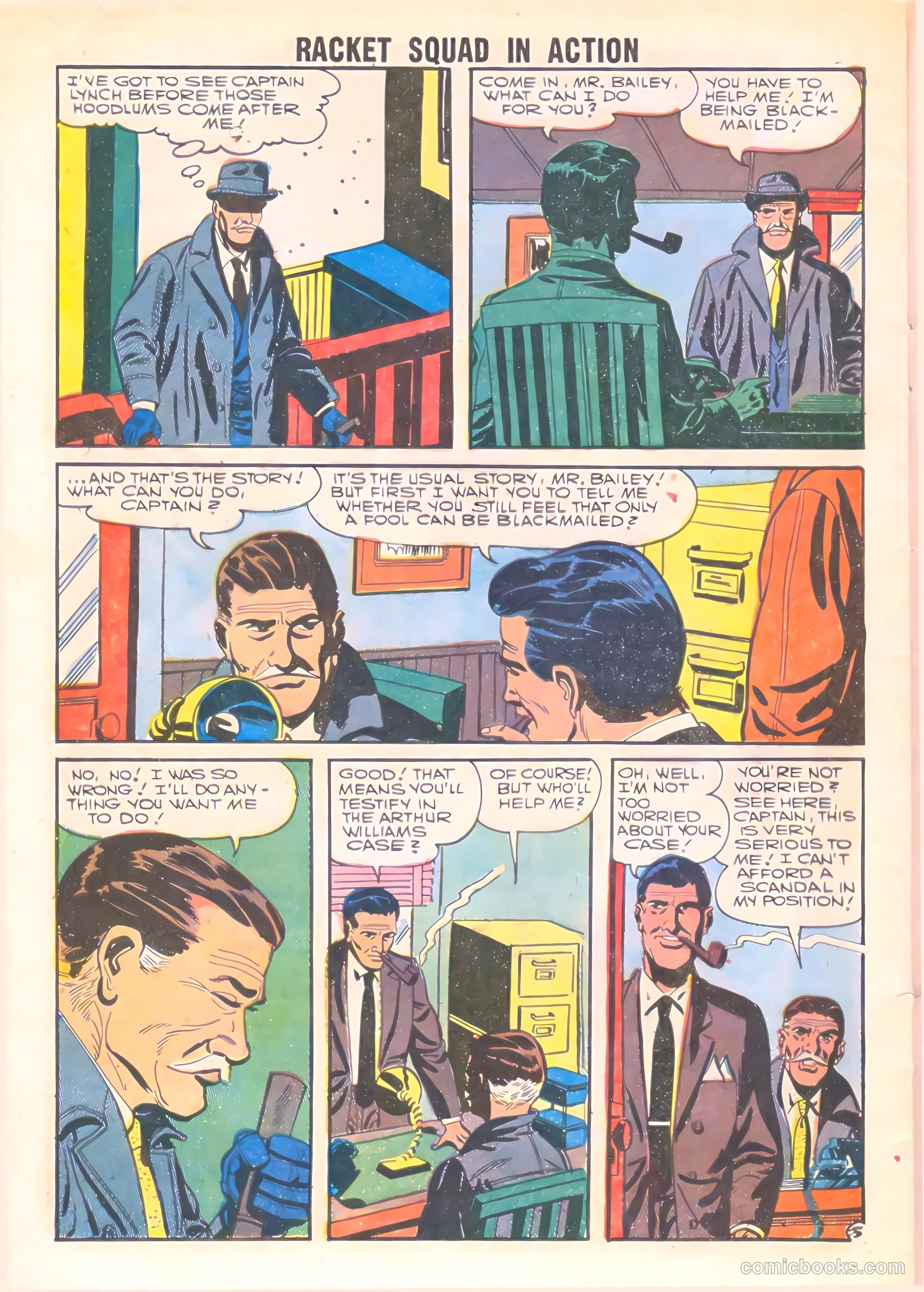 Racket Squad in Action #25 (1957) — page 32 of 36