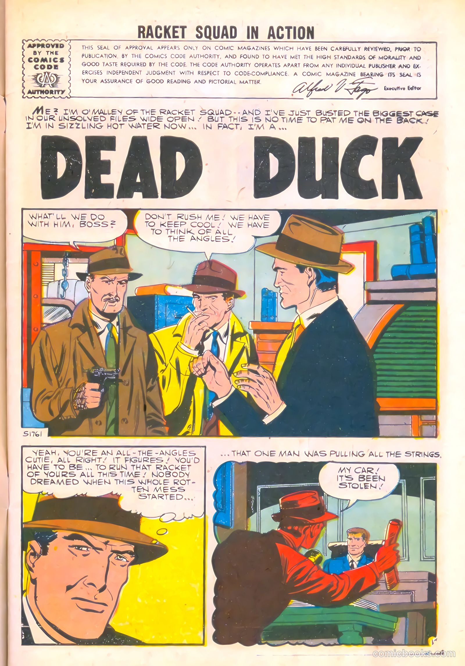 Racket Squad in Action #26 (1957) — page 3 of 36