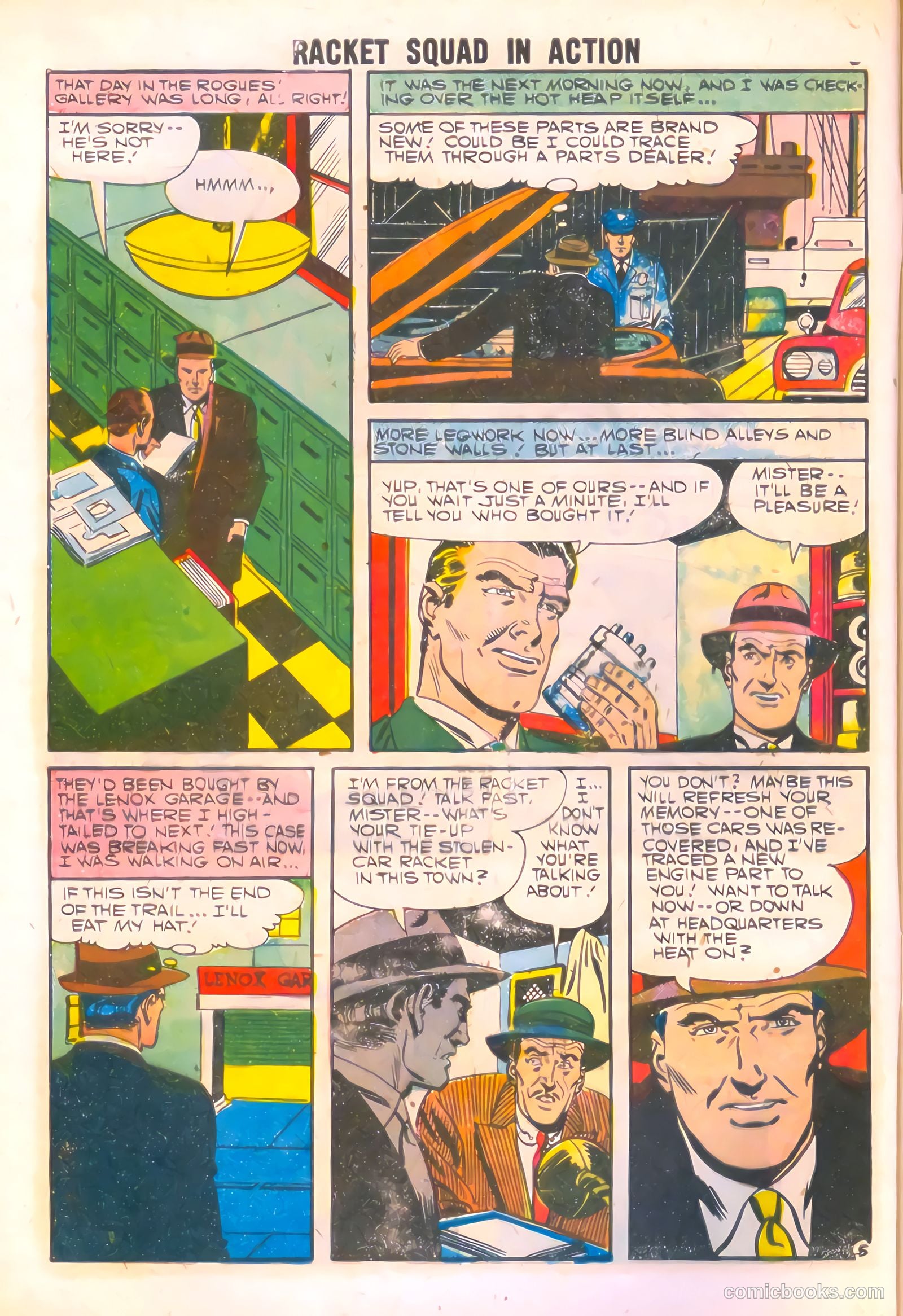 Racket Squad in Action #26 (1957) — page 8 of 36
