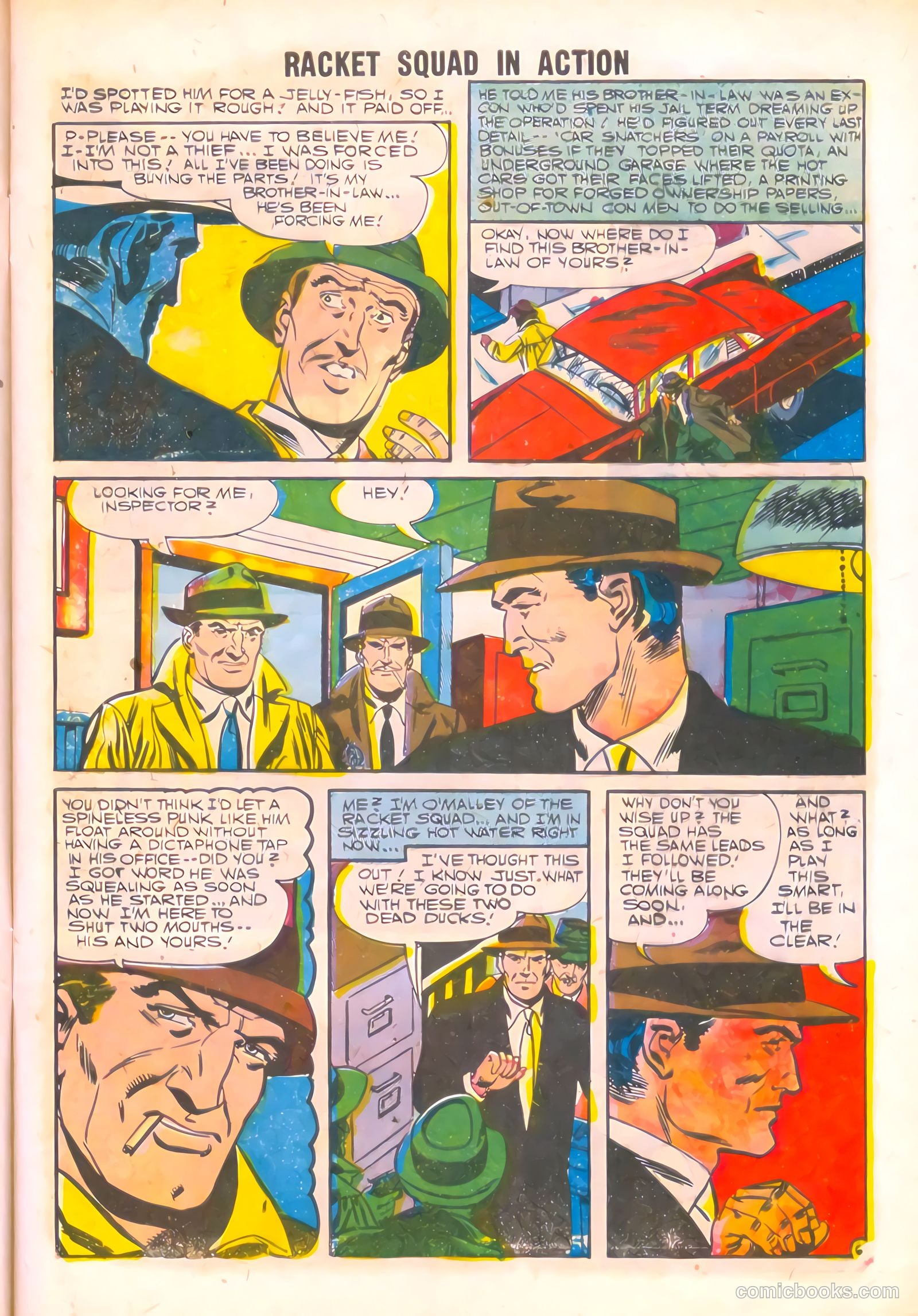 Racket Squad in Action #26 (1957) — page 9 of 36