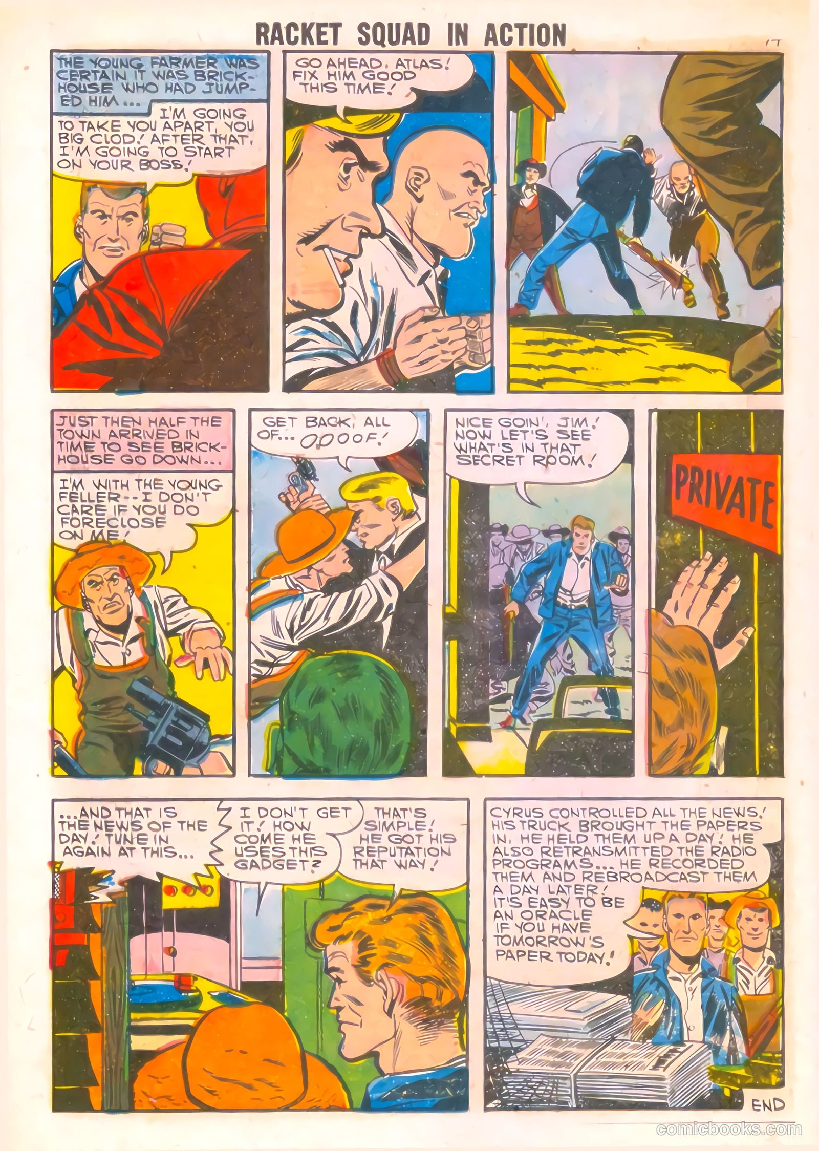 Racket Squad in Action #26 (1957) — page 16 of 36