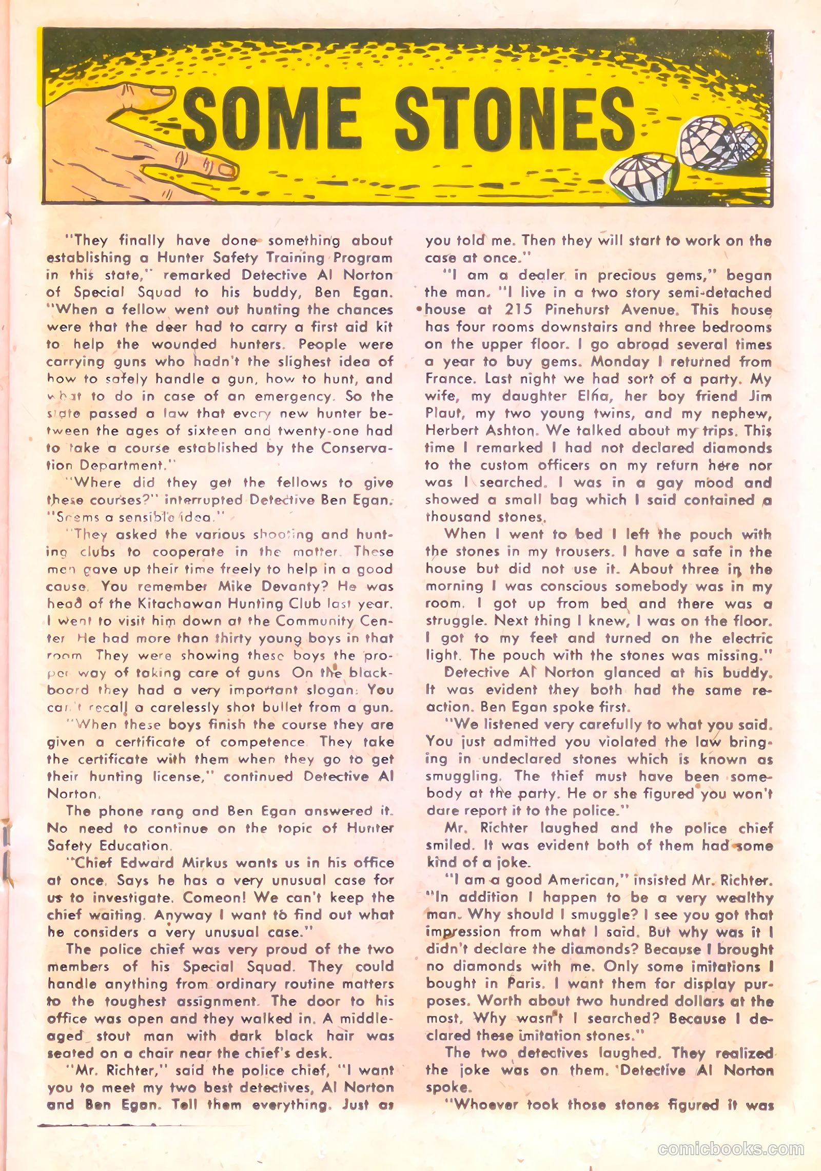 Racket Squad in Action #26 (1957) — page 17 of 36