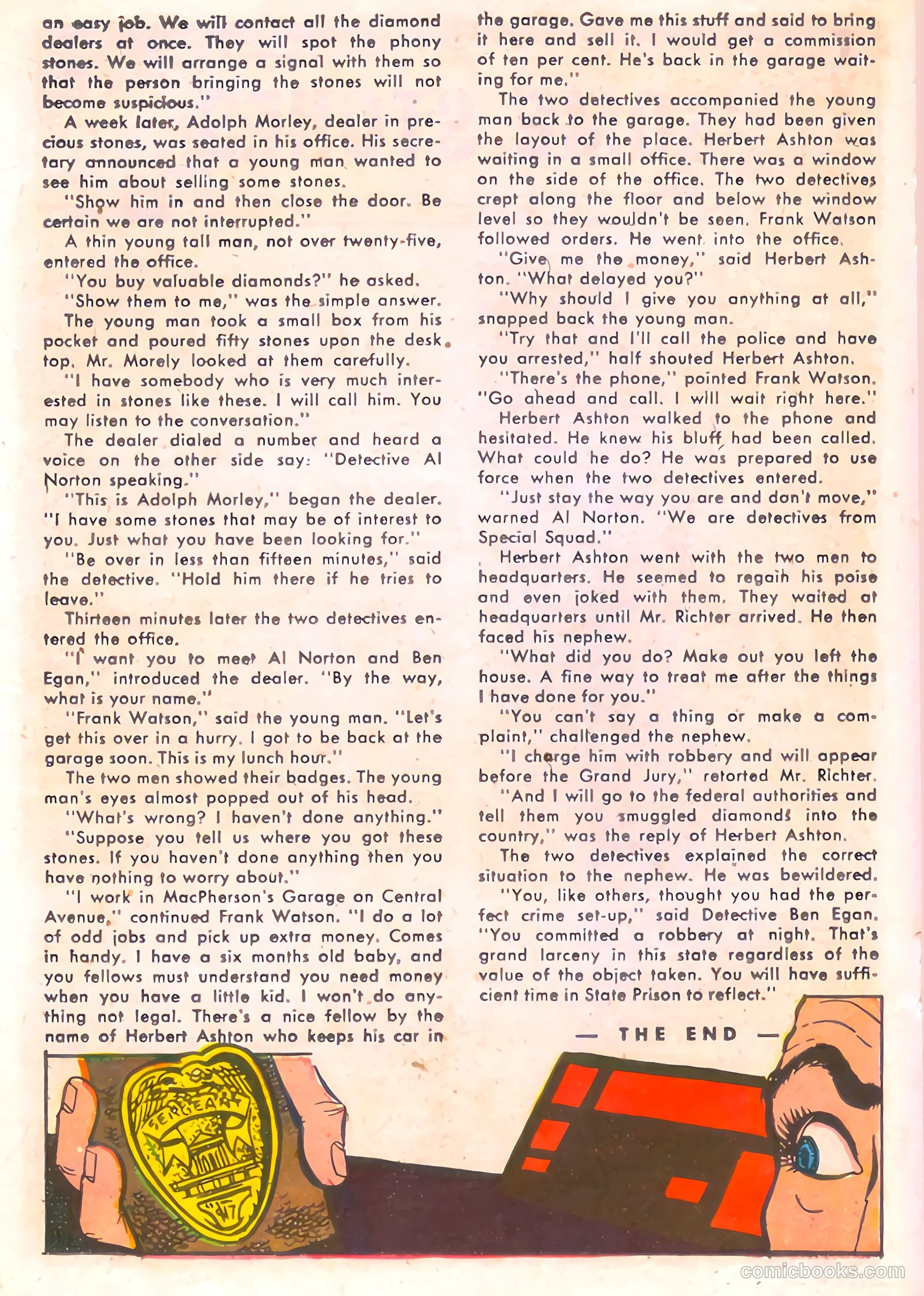 Racket Squad in Action #26 (1957) — page 18 of 36