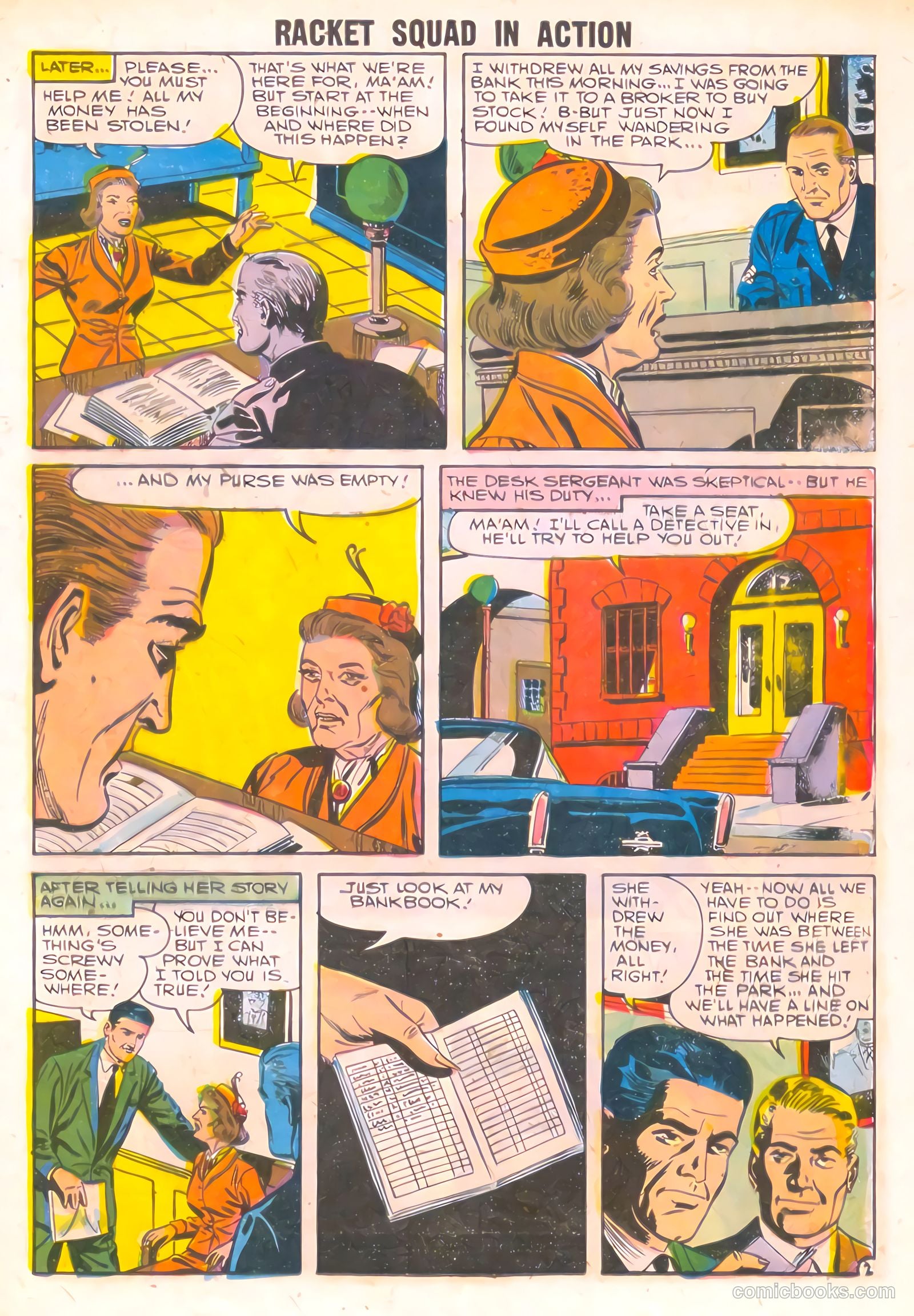 Racket Squad in Action #26 (1957) — page 20 of 36