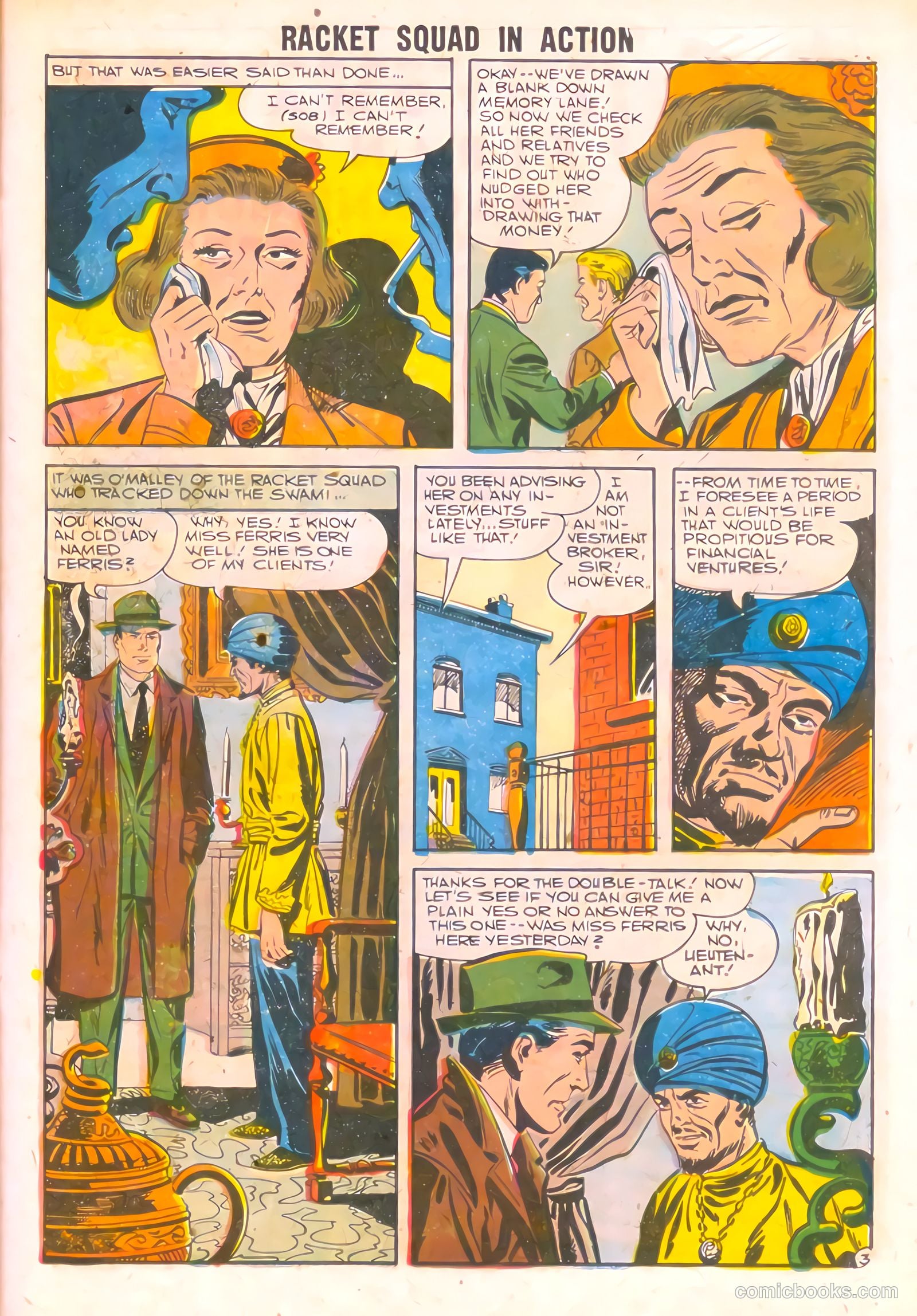 Racket Squad in Action #26 (1957) — page 21 of 36