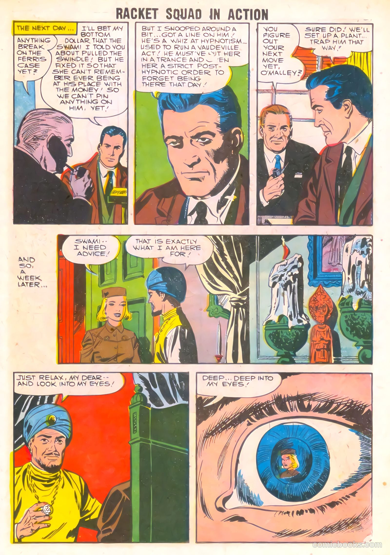 Racket Squad in Action #26 (1957) — page 23 of 36