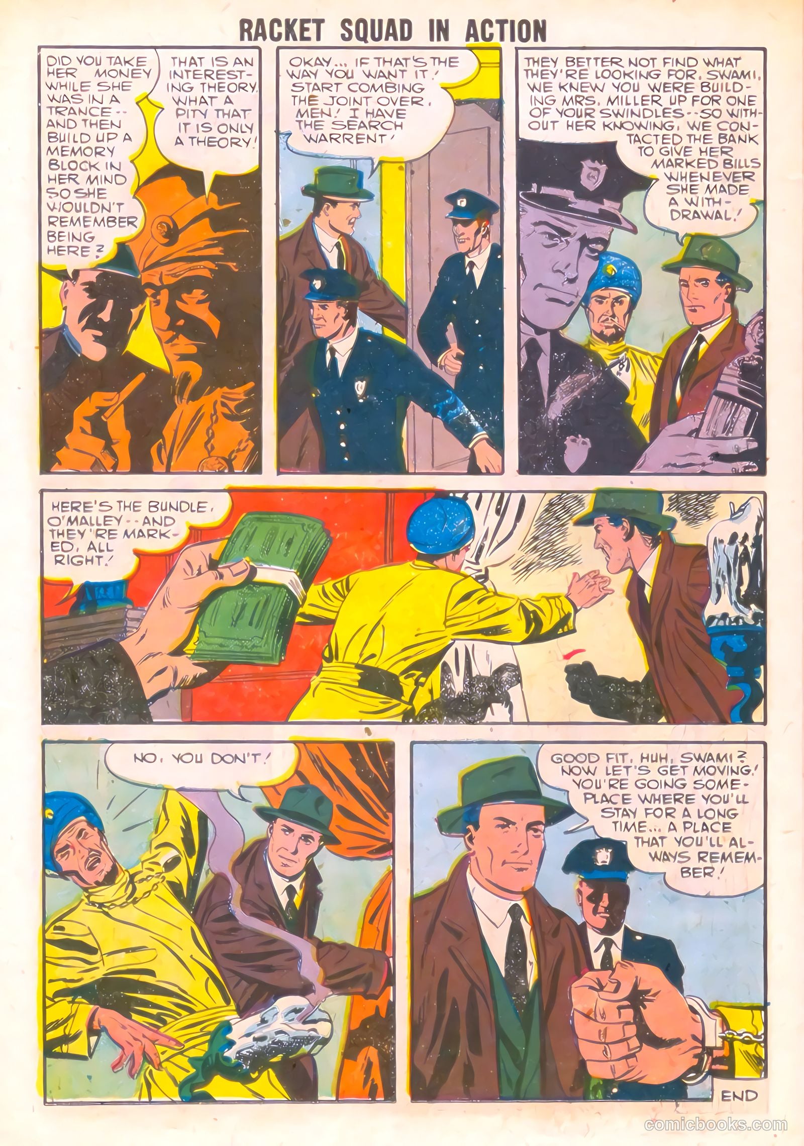 Racket Squad in Action #26 (1957) — page 26 of 36