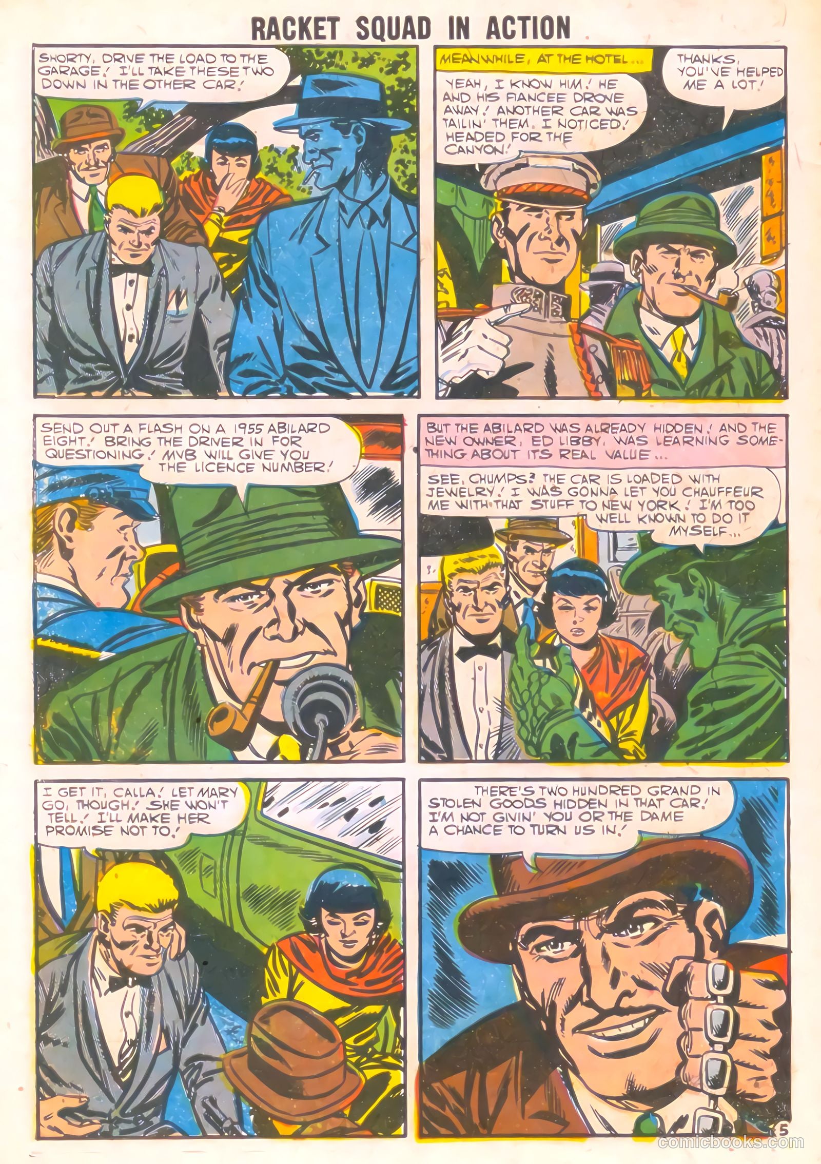 Racket Squad in Action #26 (1957) — page 32 of 36