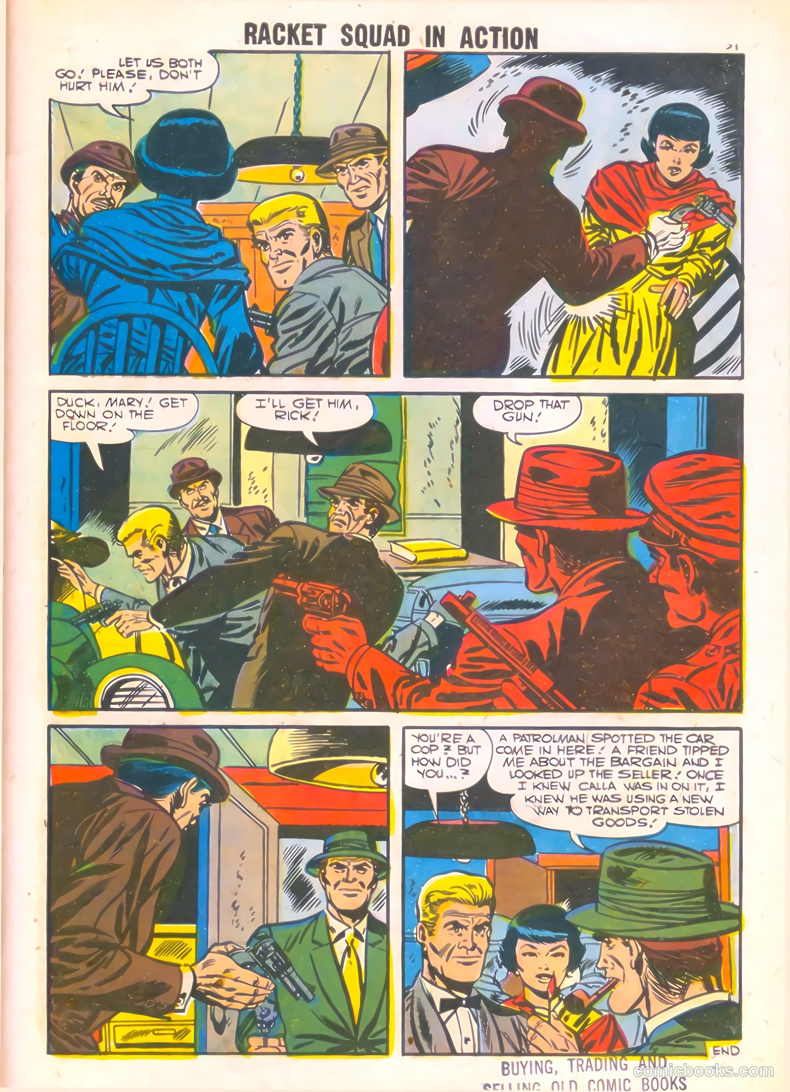 Racket Squad in Action #26 (1957) — page 33 of 36