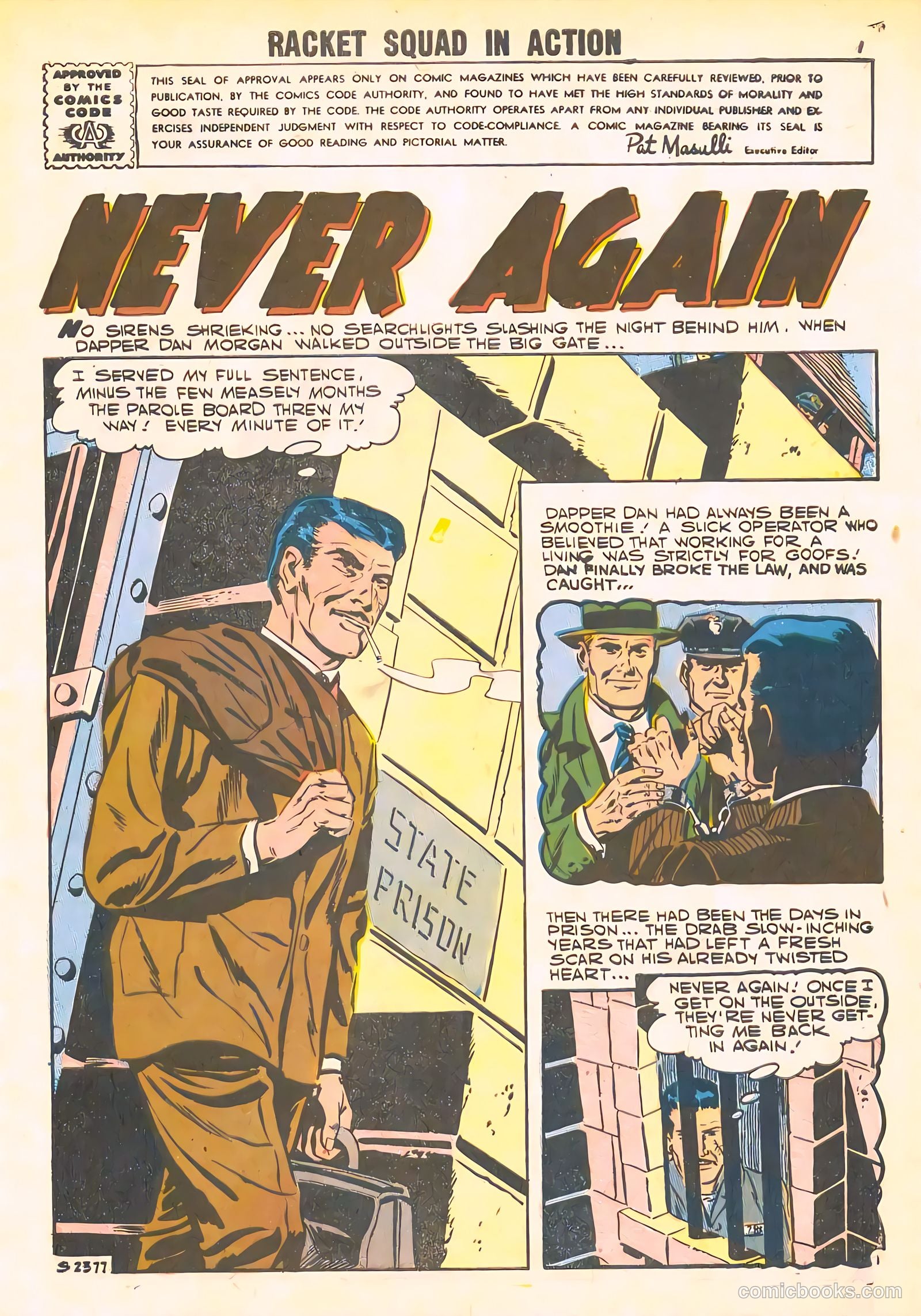 Racket Squad in Action #27 (1957) — page 3 of 36