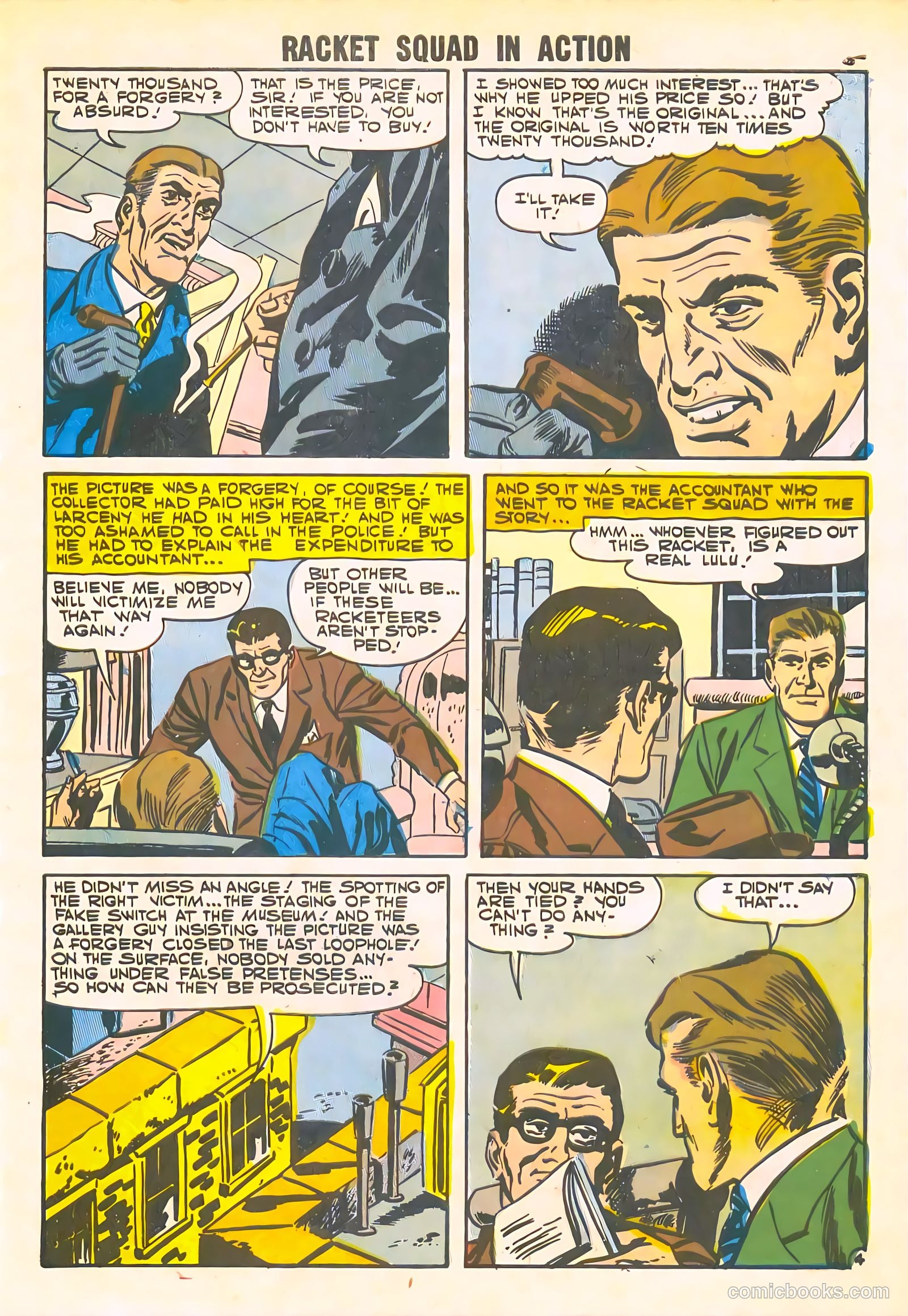Racket Squad in Action #27 (1957) — page 7 of 36