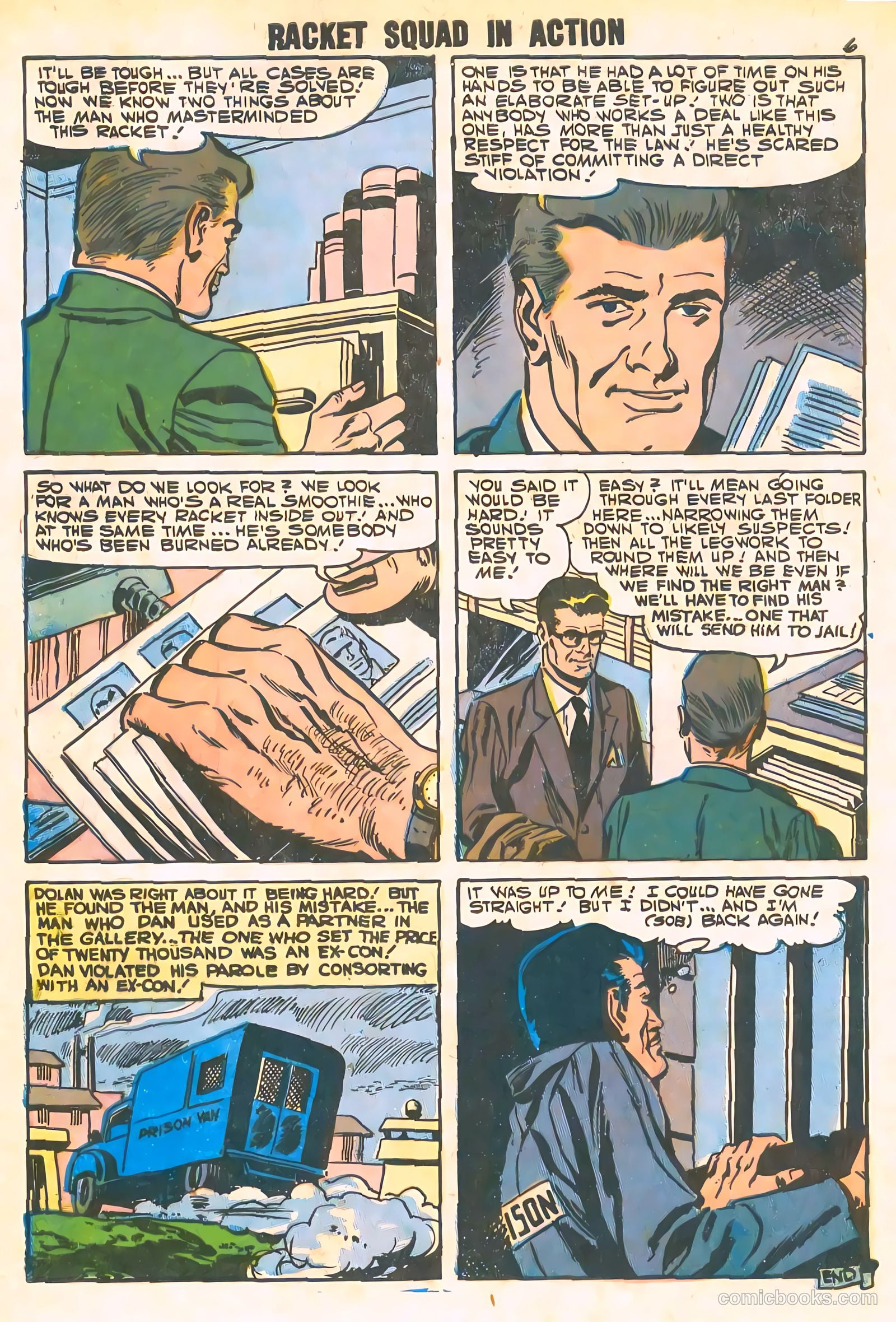Racket Squad in Action #27 (1957) — page 8 of 36