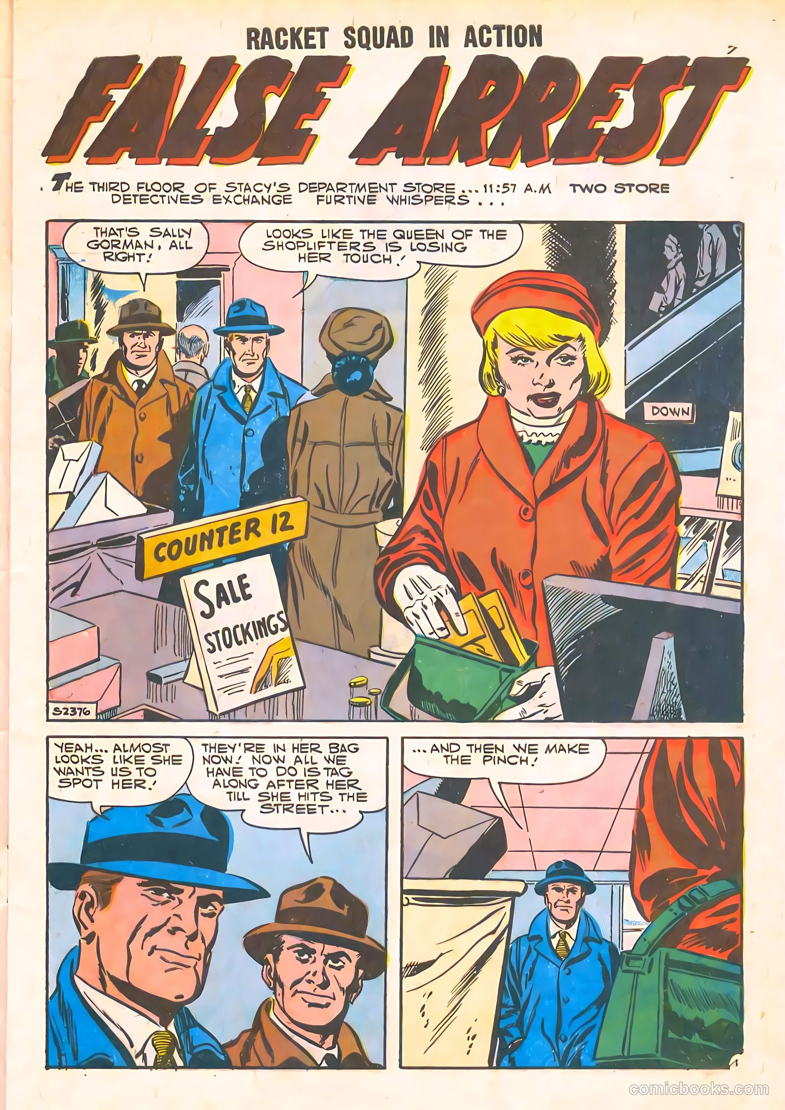 Racket Squad in Action #27 (1957) — page 9 of 36