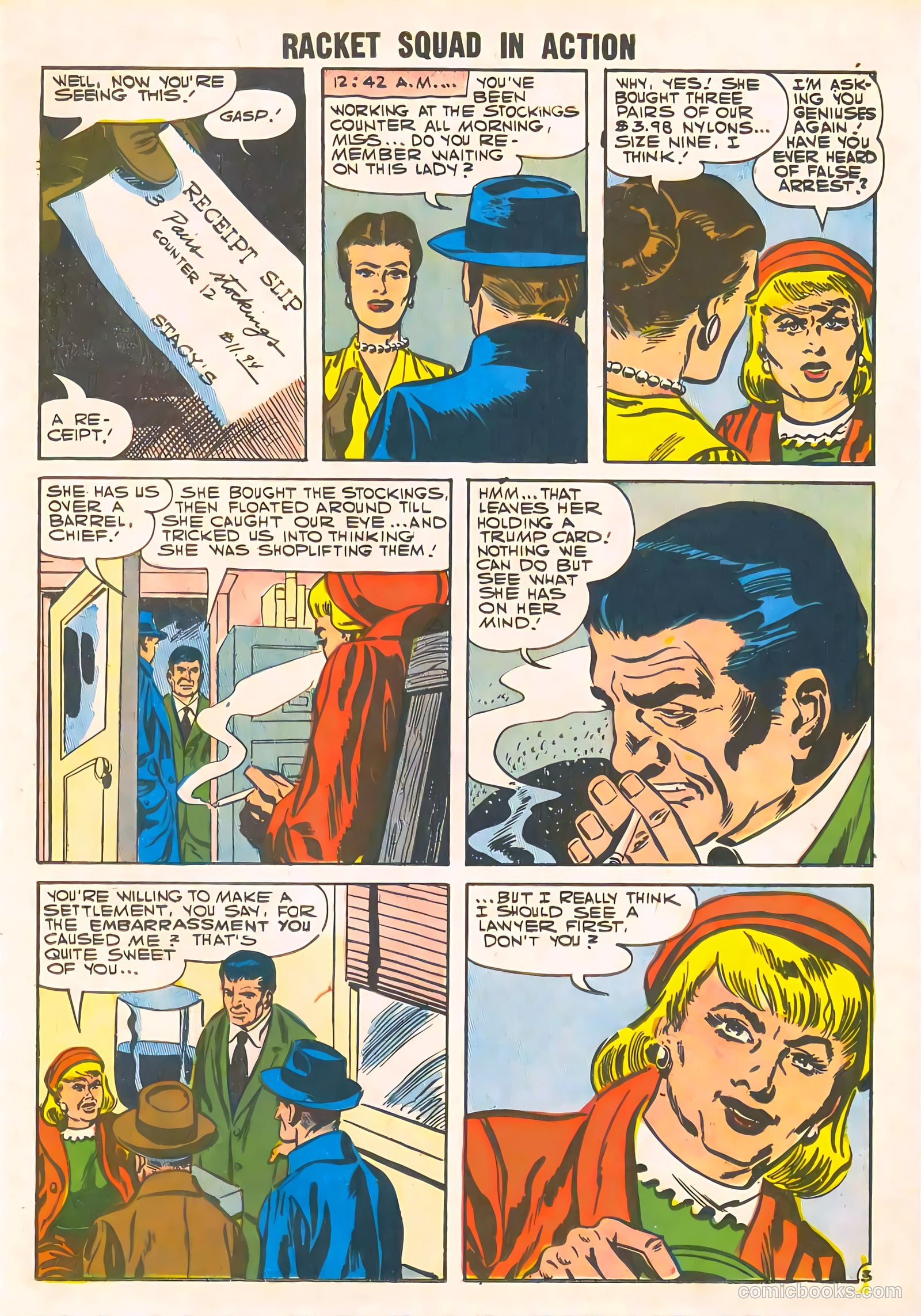 Racket Squad in Action #27 (1957) — page 11 of 36