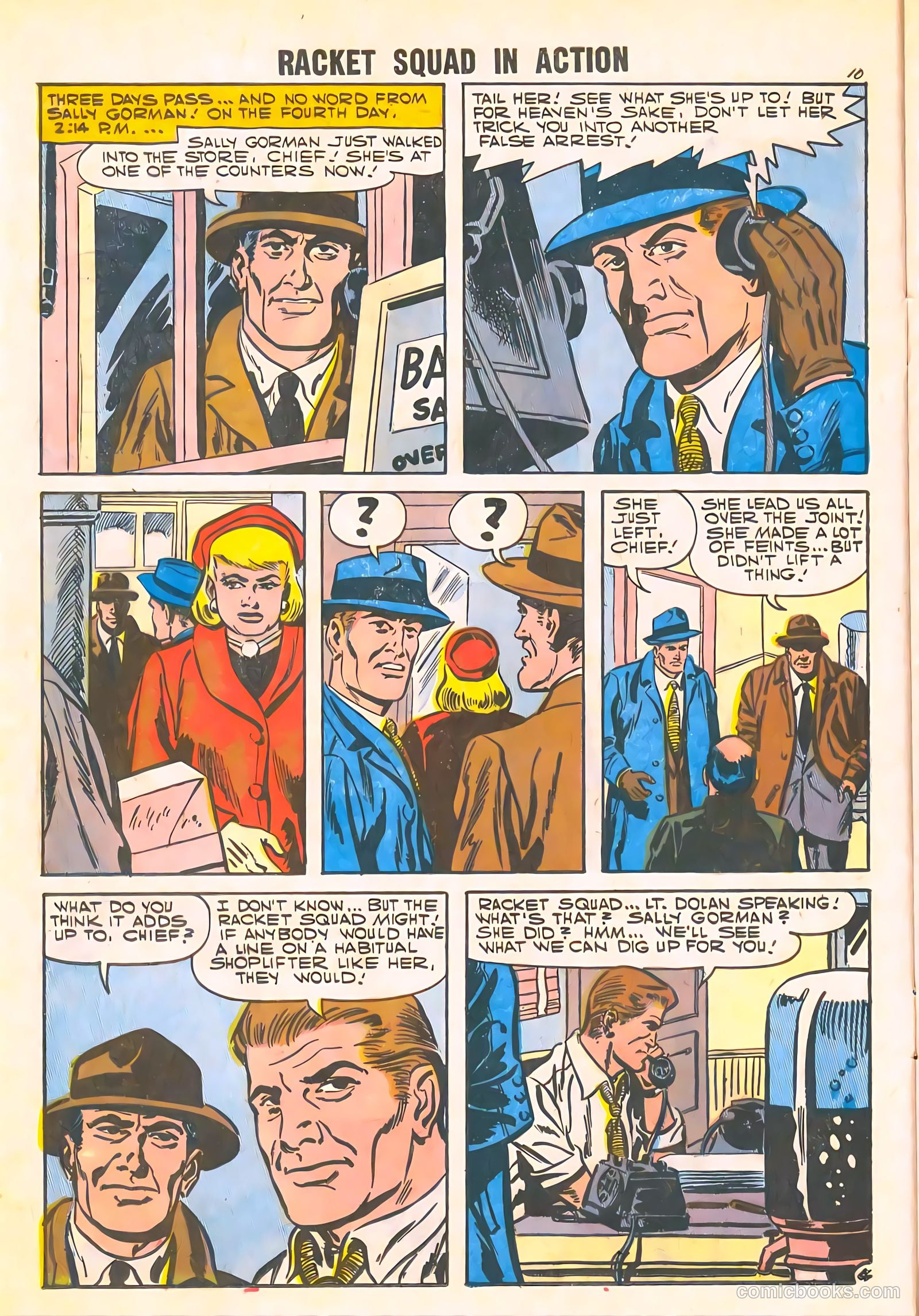 Racket Squad in Action #27 (1957) — page 12 of 36