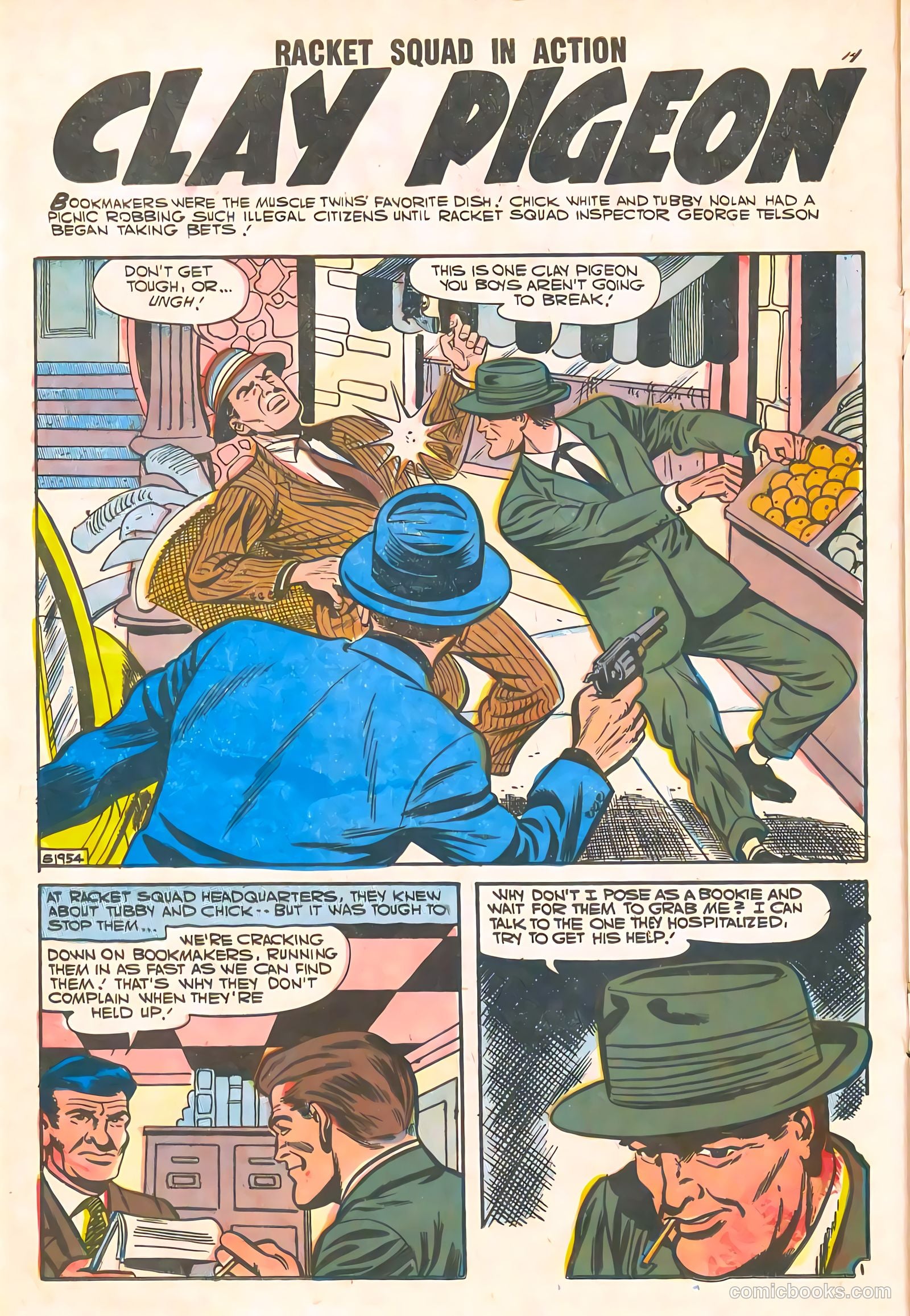 Racket Squad in Action #27 (1957) — page 16 of 36