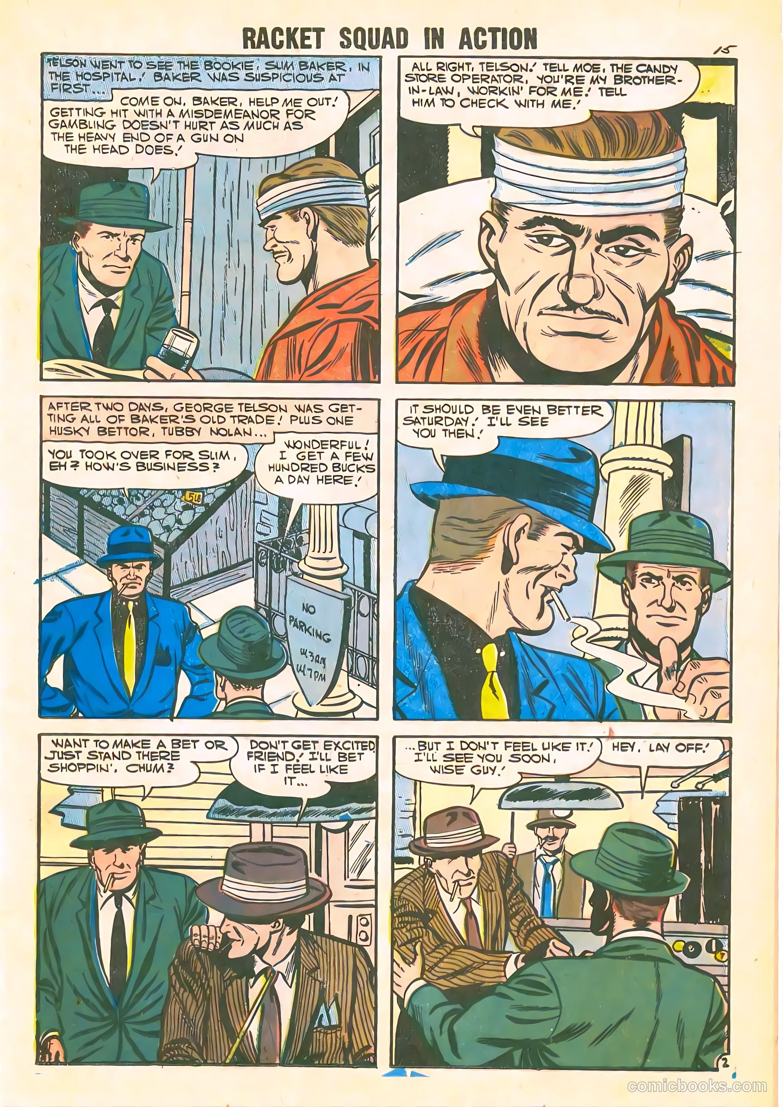 Racket Squad in Action #27 (1957) — page 17 of 36