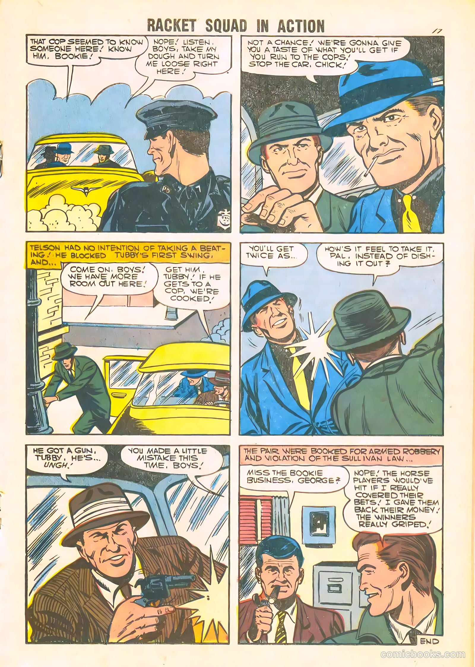 Racket Squad in Action #27 (1957) — page 19 of 36