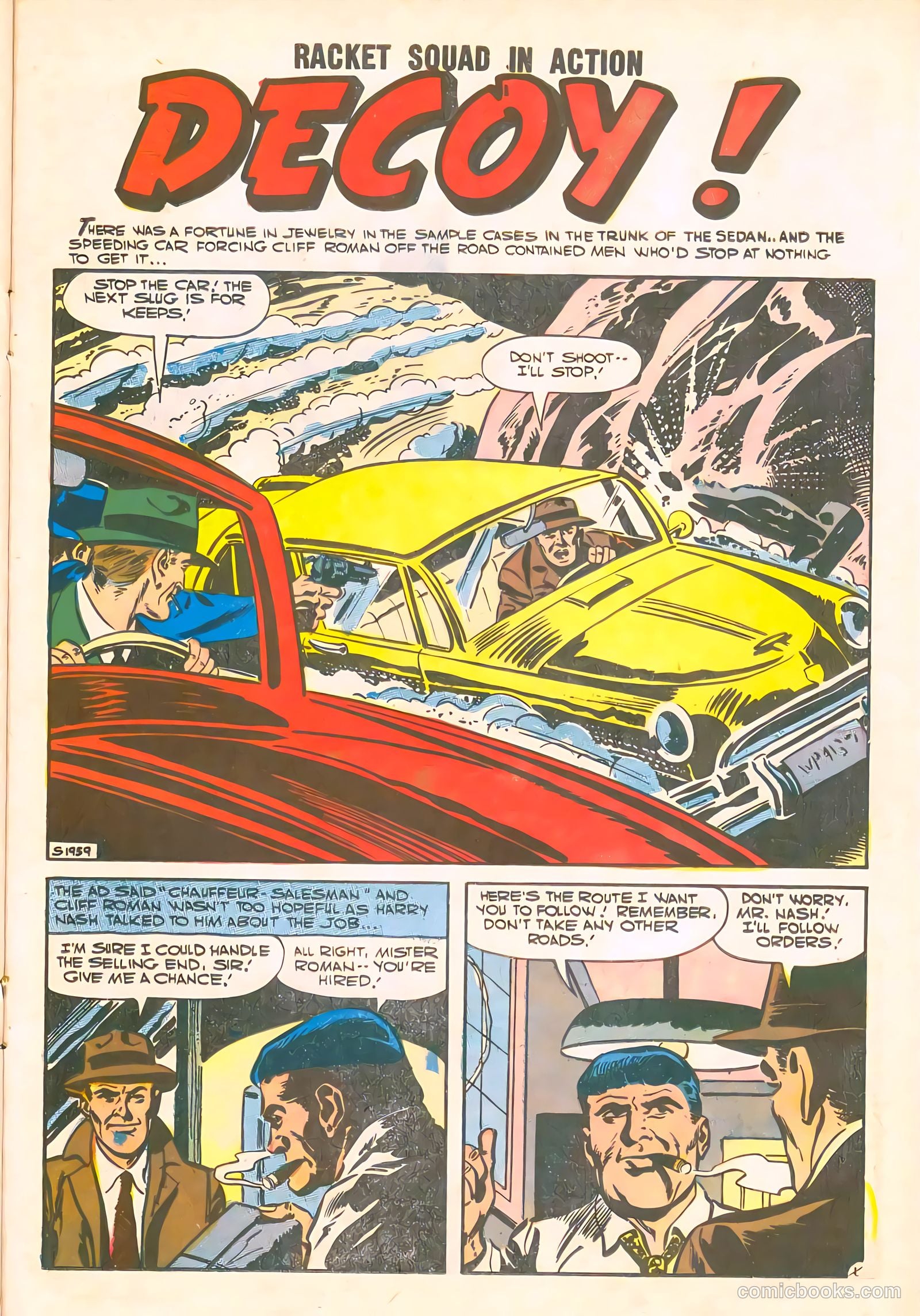 Racket Squad in Action #27 (1957) — page 23 of 36