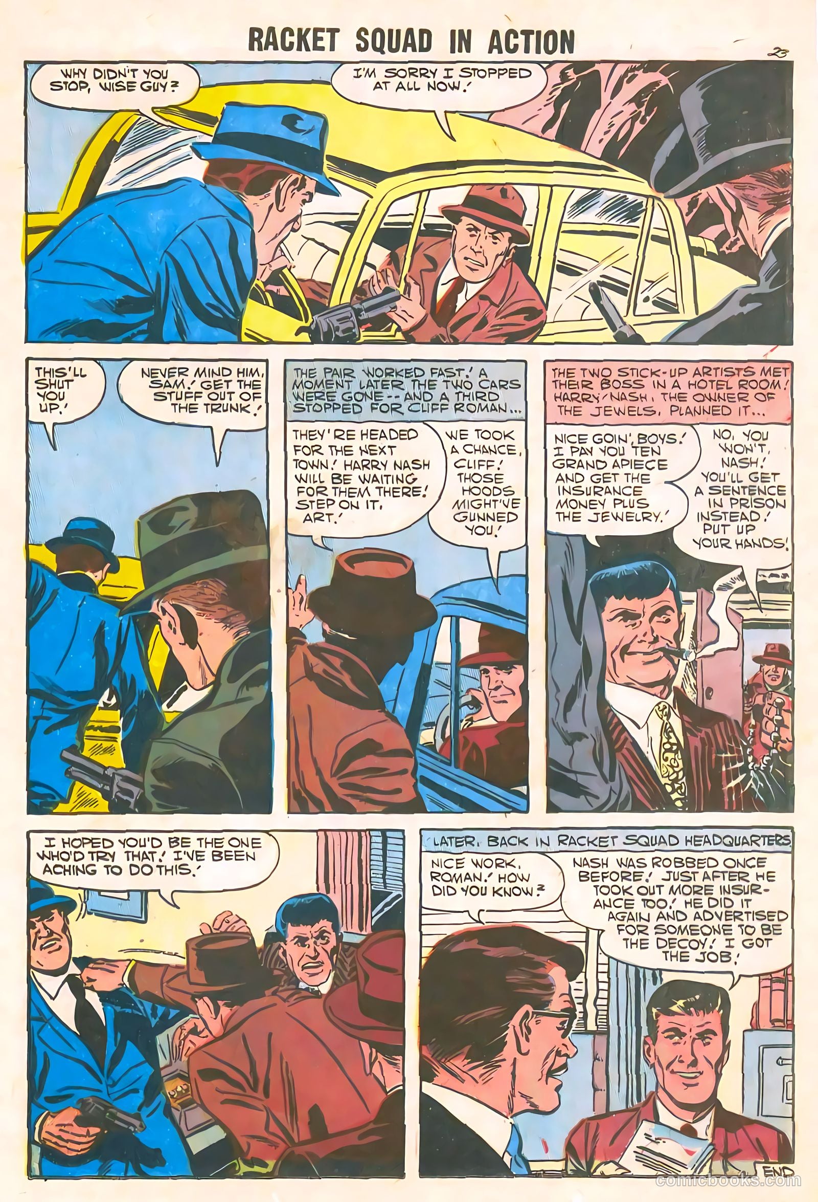 Racket Squad in Action #27 (1957) — page 25 of 36