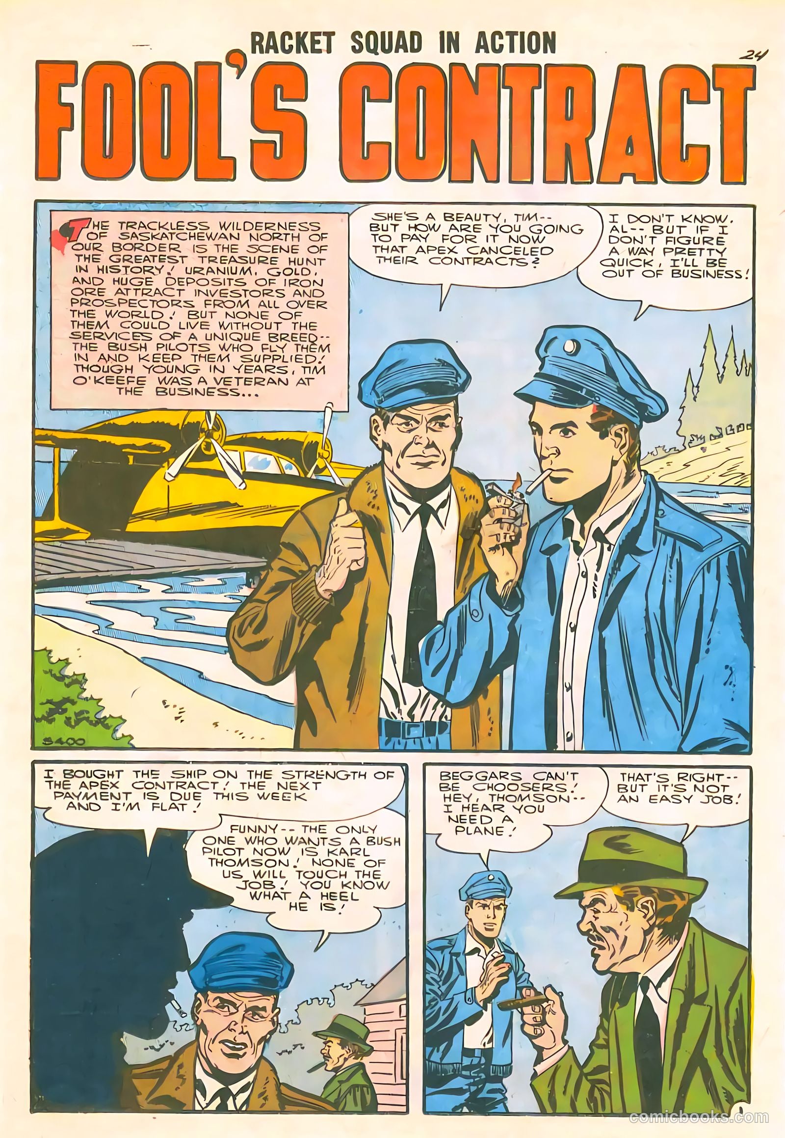 Racket Squad in Action #27 (1957) — page 26 of 36