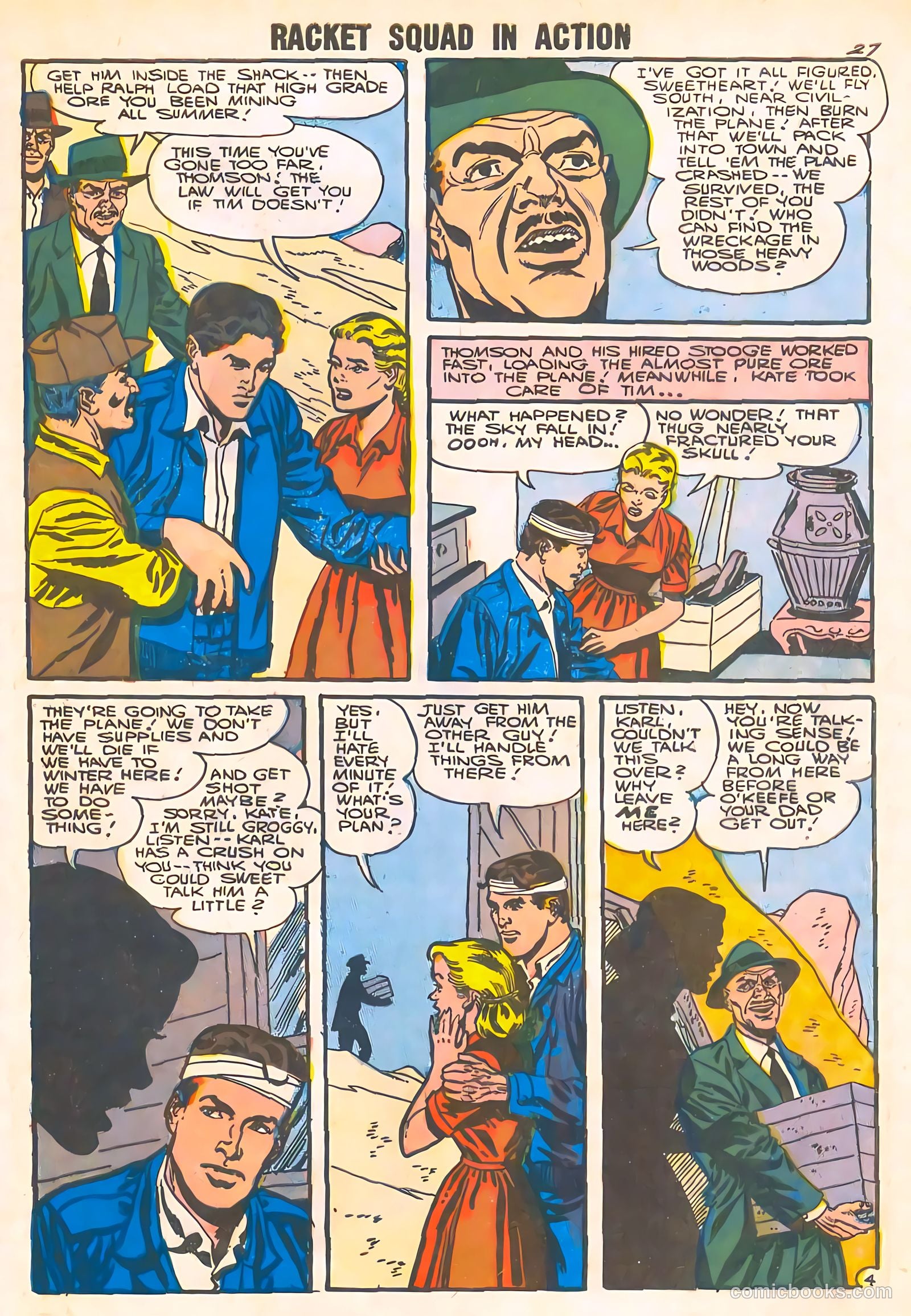 Racket Squad in Action #27 (1957) — page 29 of 36