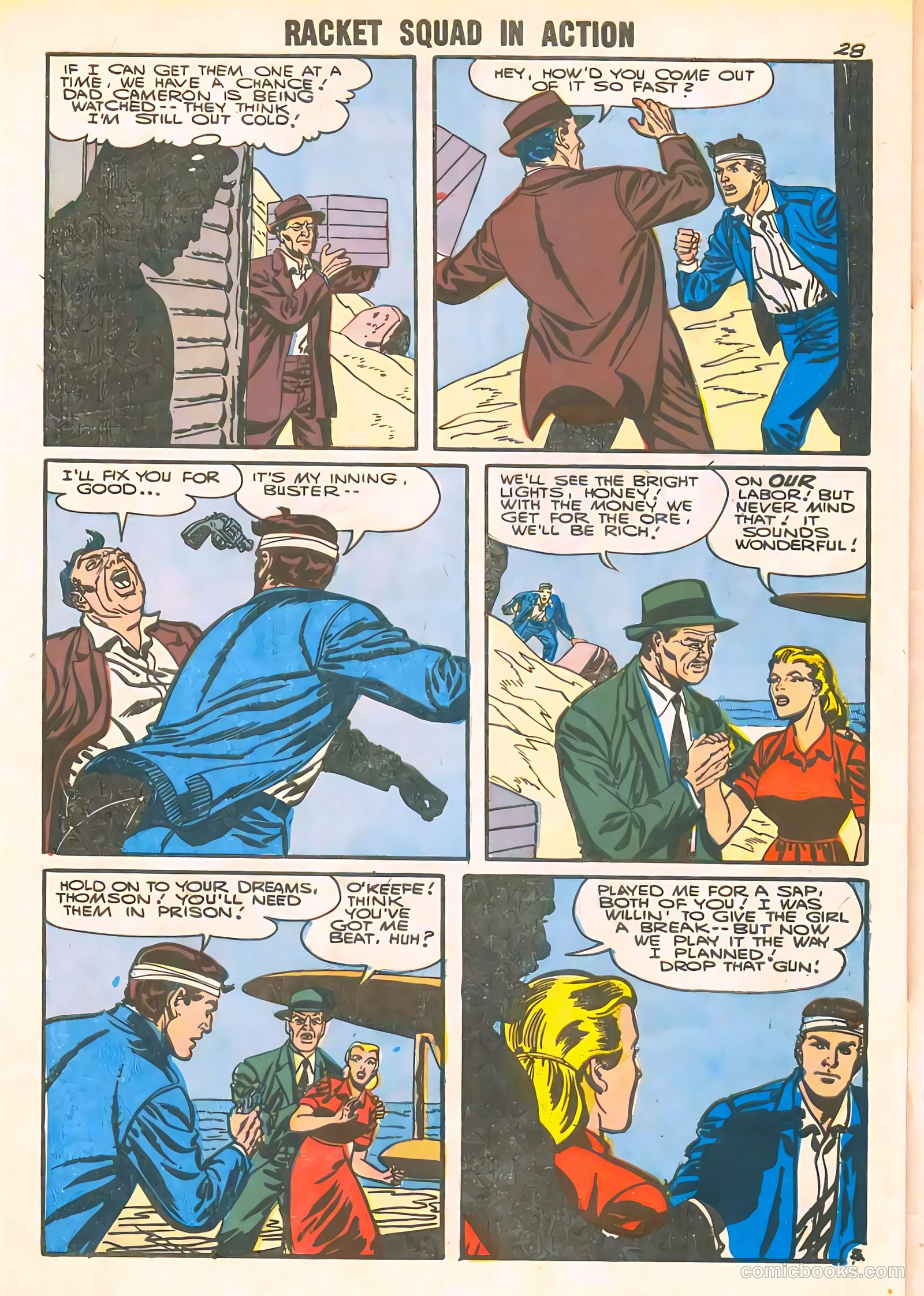 Racket Squad in Action #27 (1957) — page 30 of 36