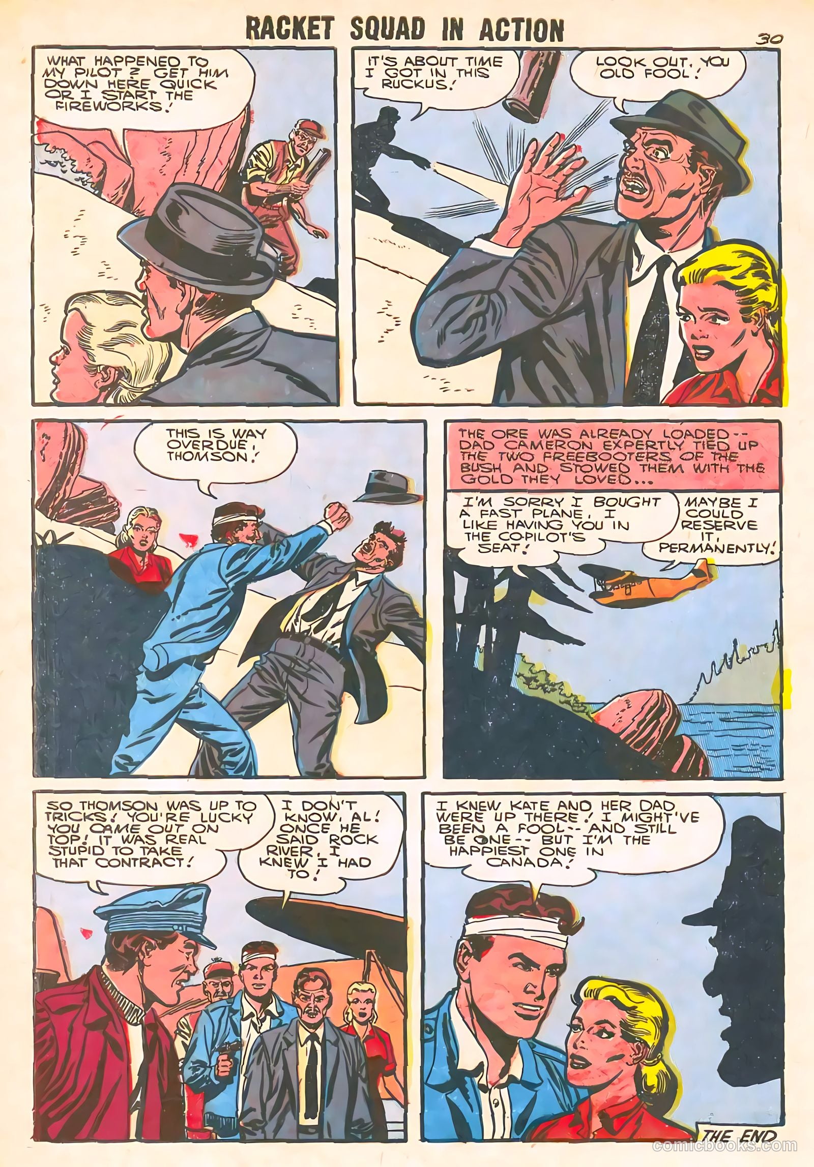 Racket Squad in Action #27 (1957) — page 32 of 36