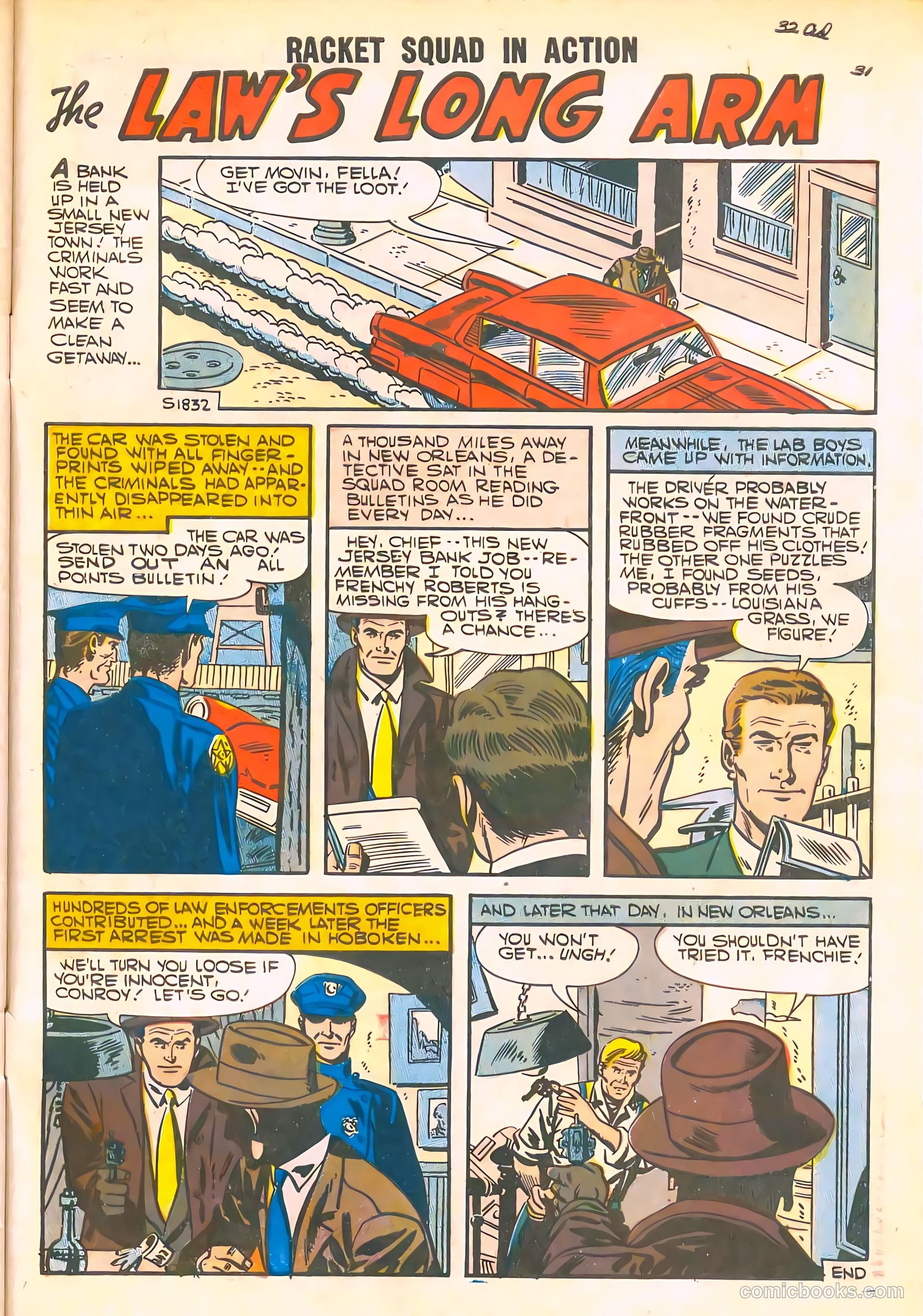 Racket Squad in Action #27 (1957) — page 33 of 36