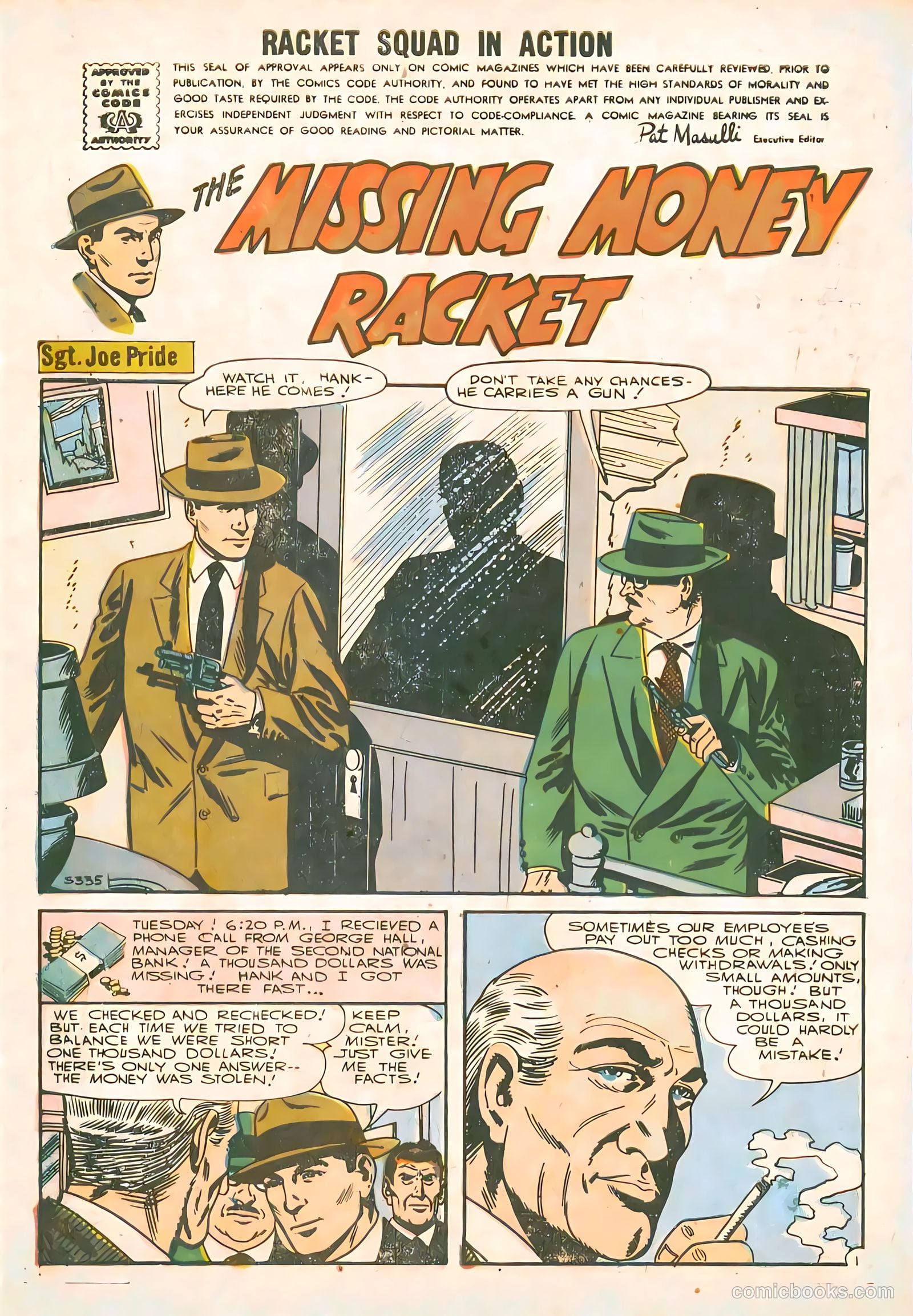 Racket Squad in Action #28 (1958) — page 3 of 36