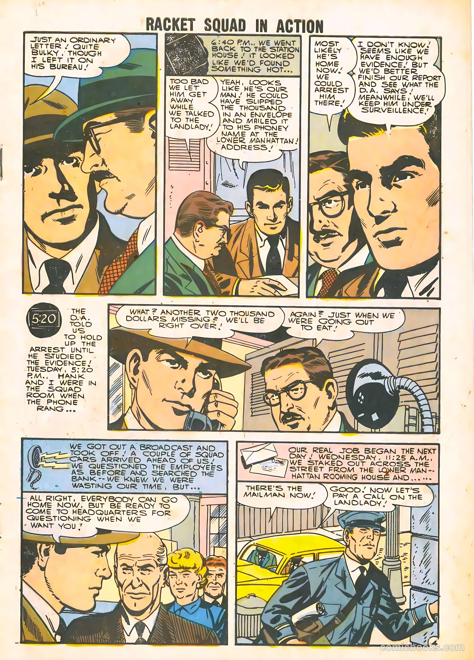 Racket Squad in Action #28 (1958) — page 7 of 36